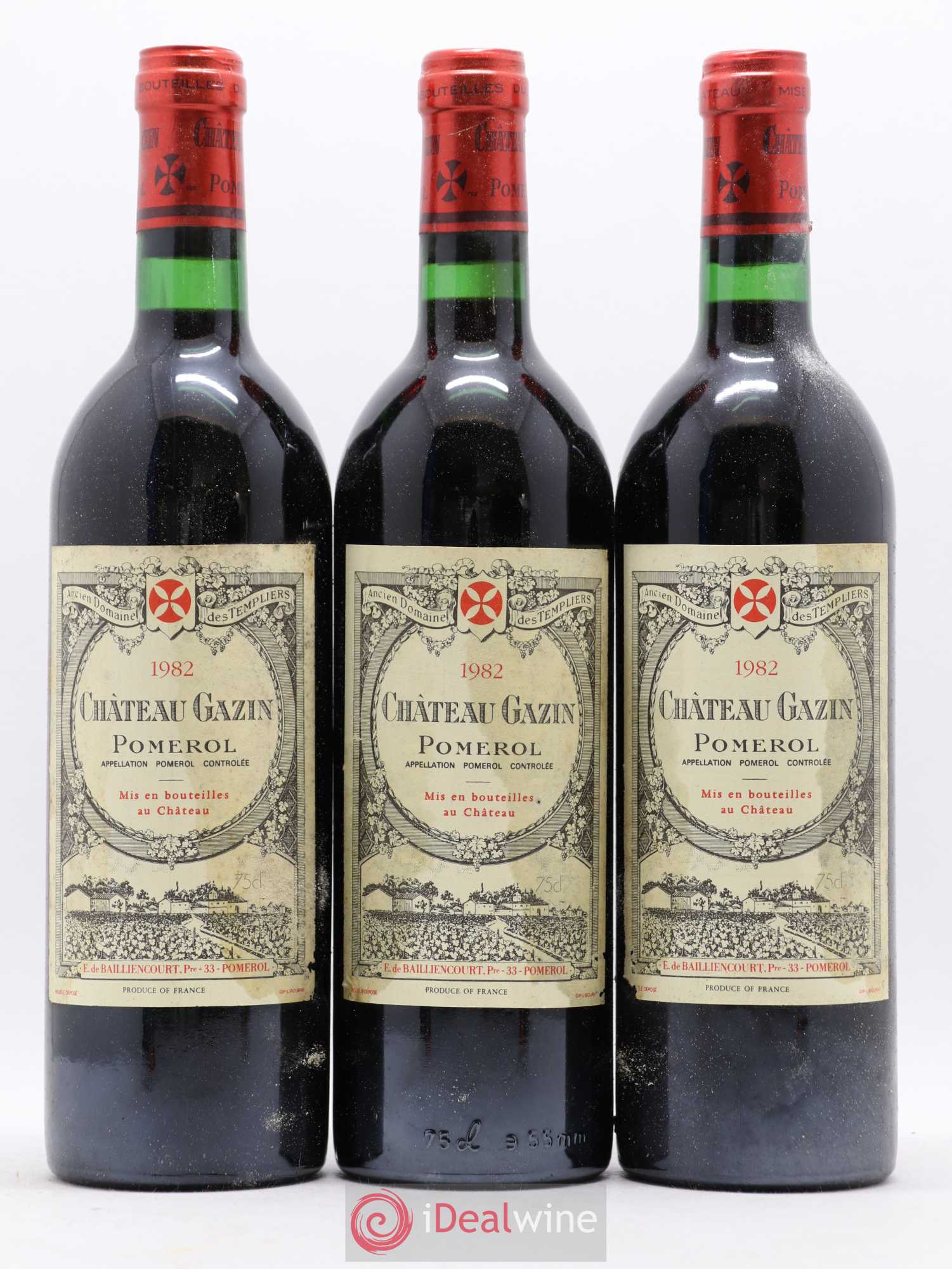 Château Gazin 1982 - Lot de 12 bouteilles - 3
