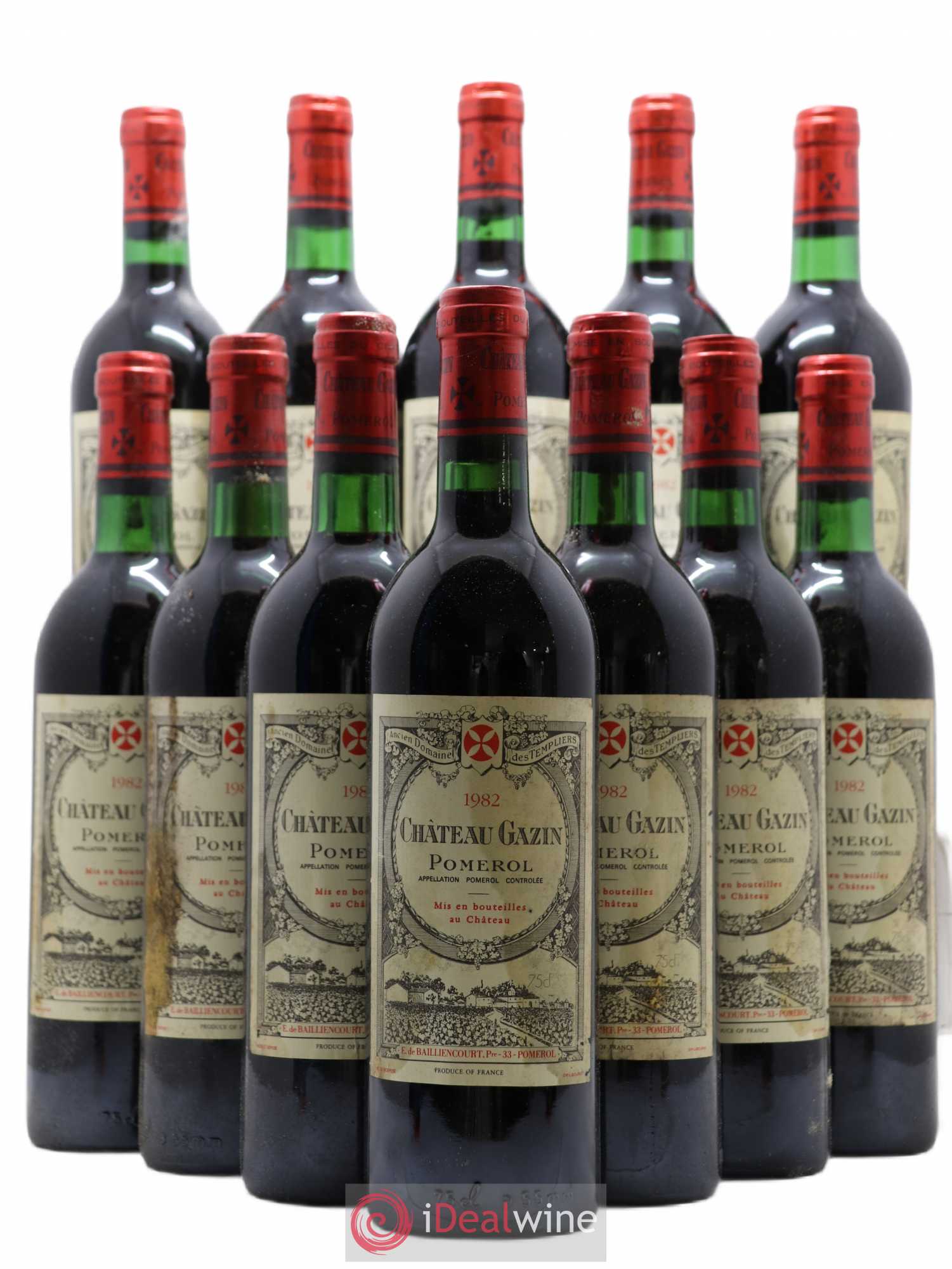 Château Gazin 1982 - Lot de 12 bouteilles - 0