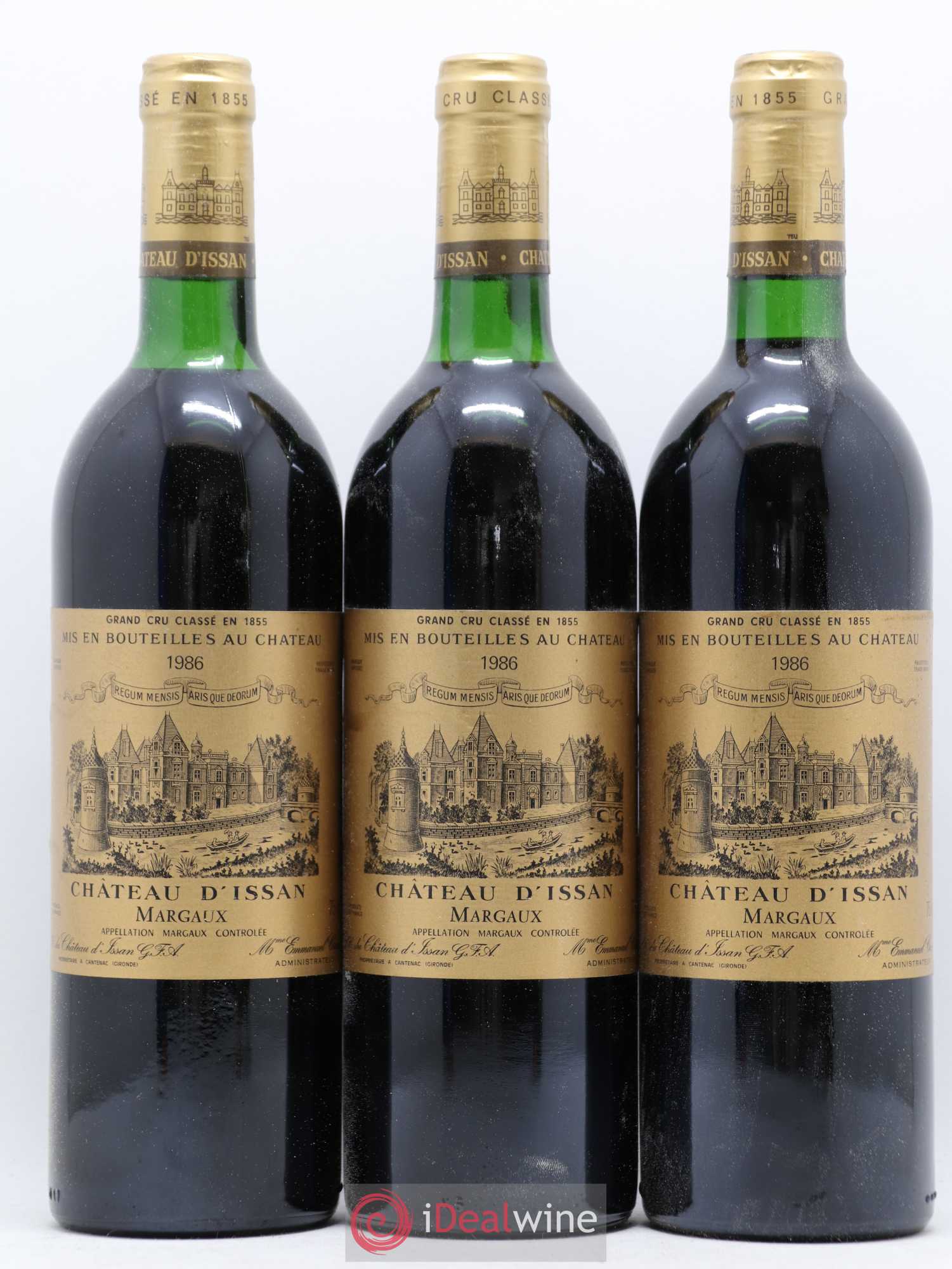 Château d'Issan 3ème Grand Cru Classé 1986 - Lot de 12 bouteilles - 2