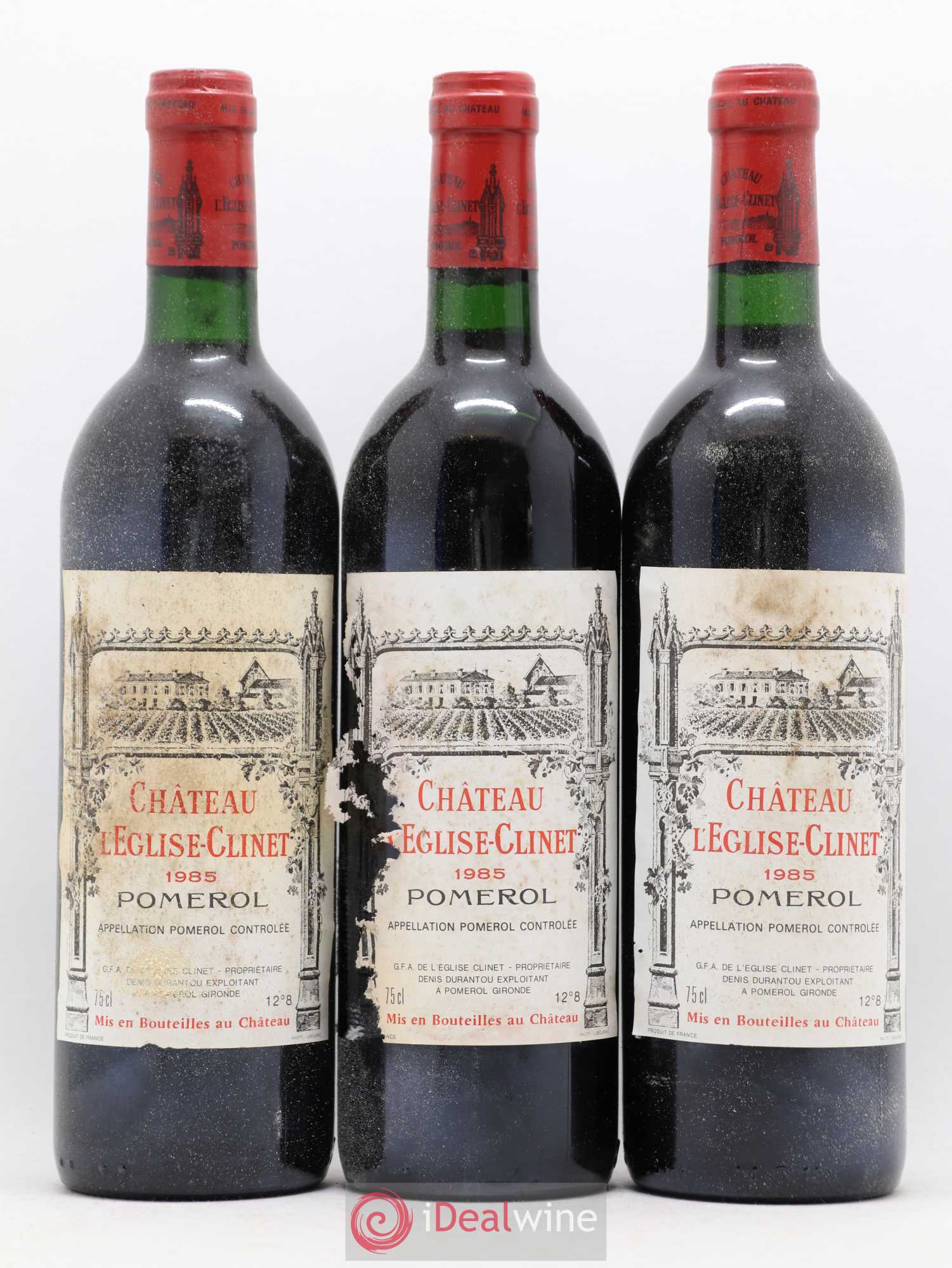 Château l' Église Clinet 1985 - Lot de 12 bouteilles - 1
