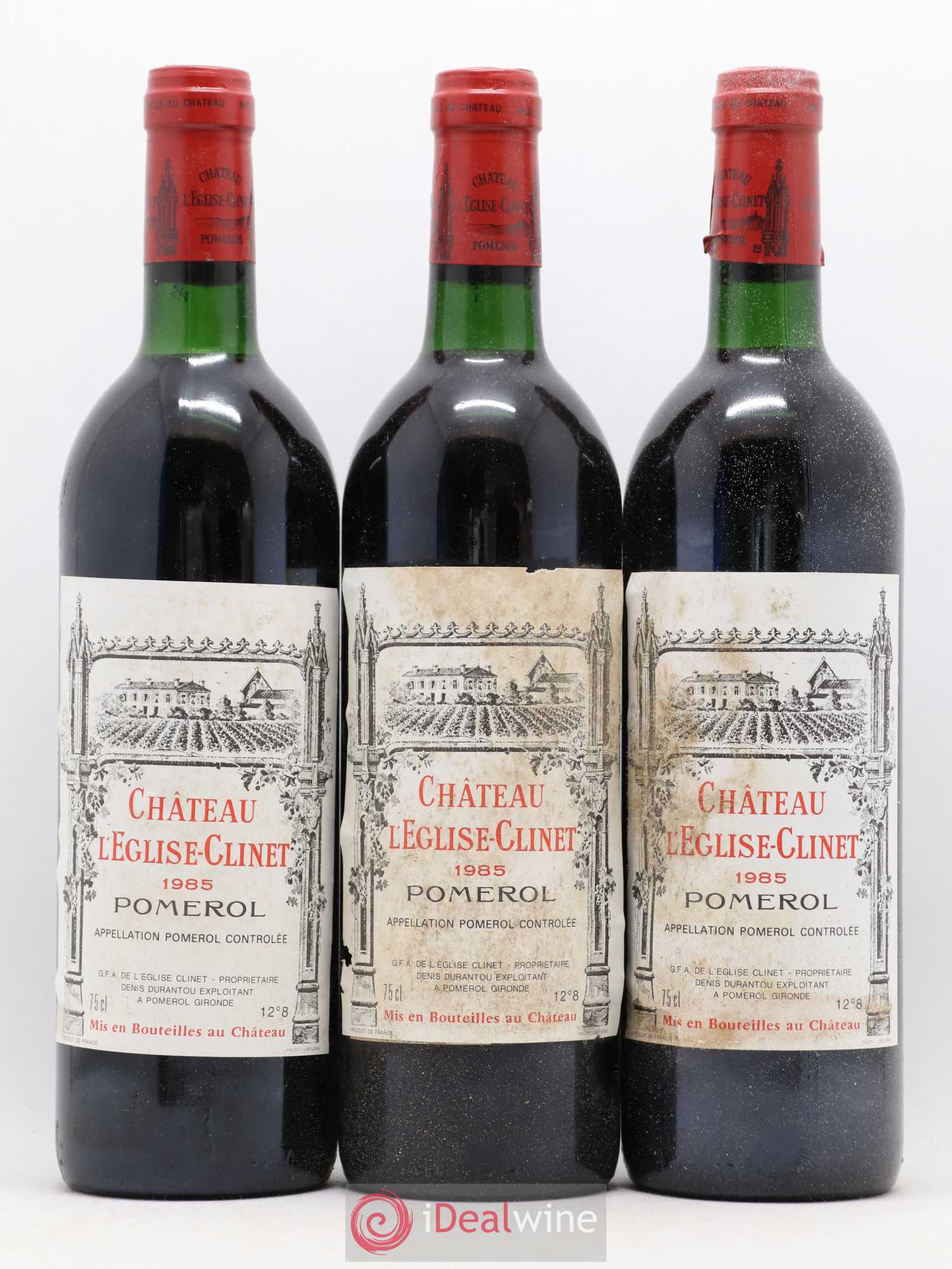 Château l' Église Clinet 1985 - Lot de 12 bouteilles - 2