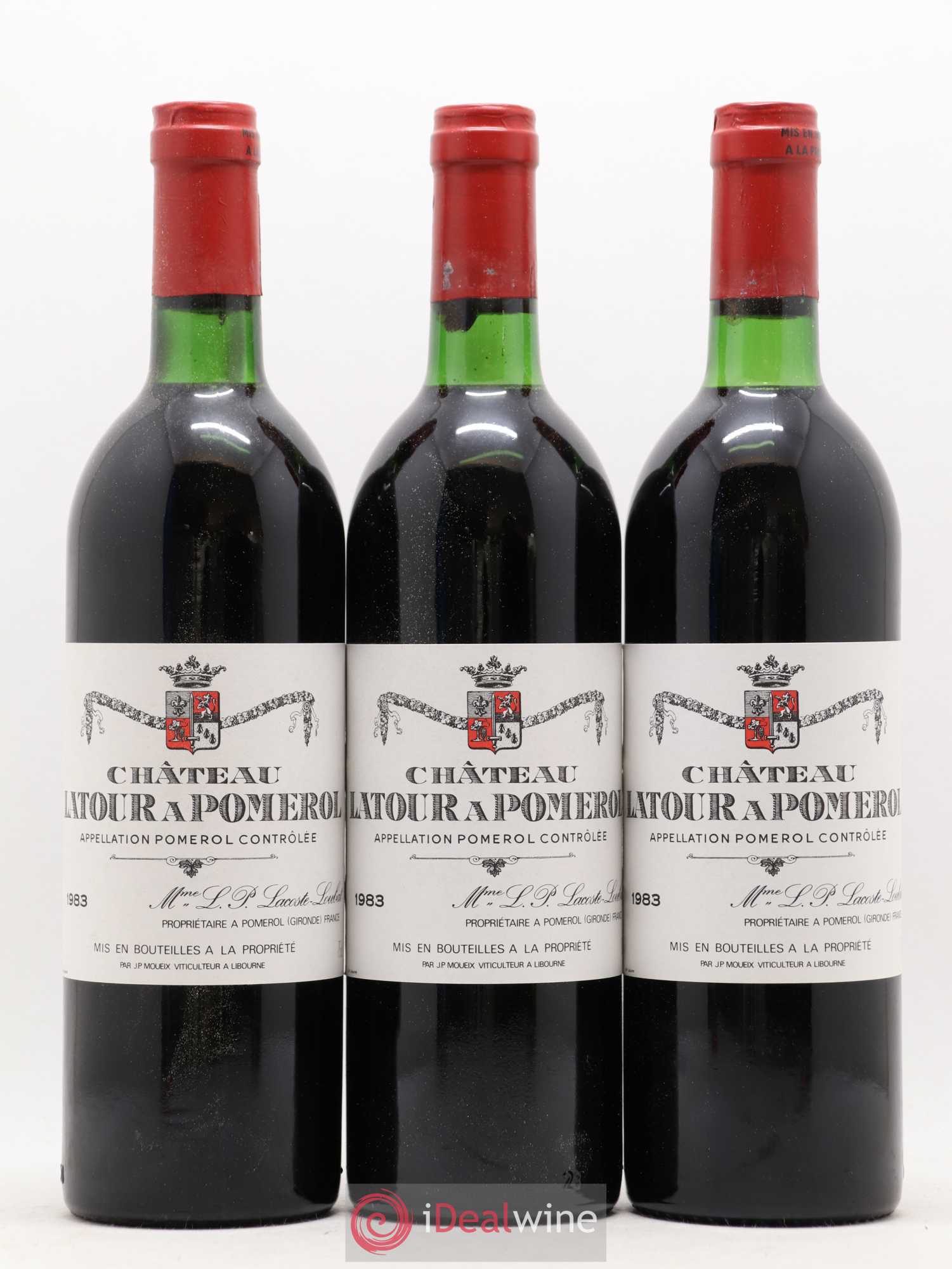 Château Latour à Pomerol 1983 - Lot de 12 bouteilles - 1