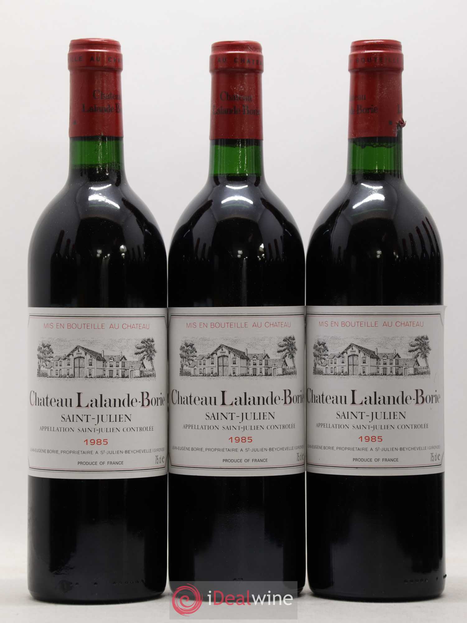 Château Lalande Borie 1985 - Lot de 12 bouteilles - 1