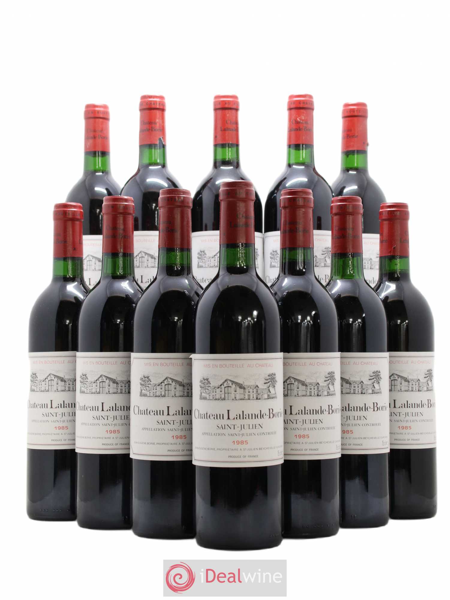 Château Lalande Borie 1985 - Lot de 12 bouteilles - 0