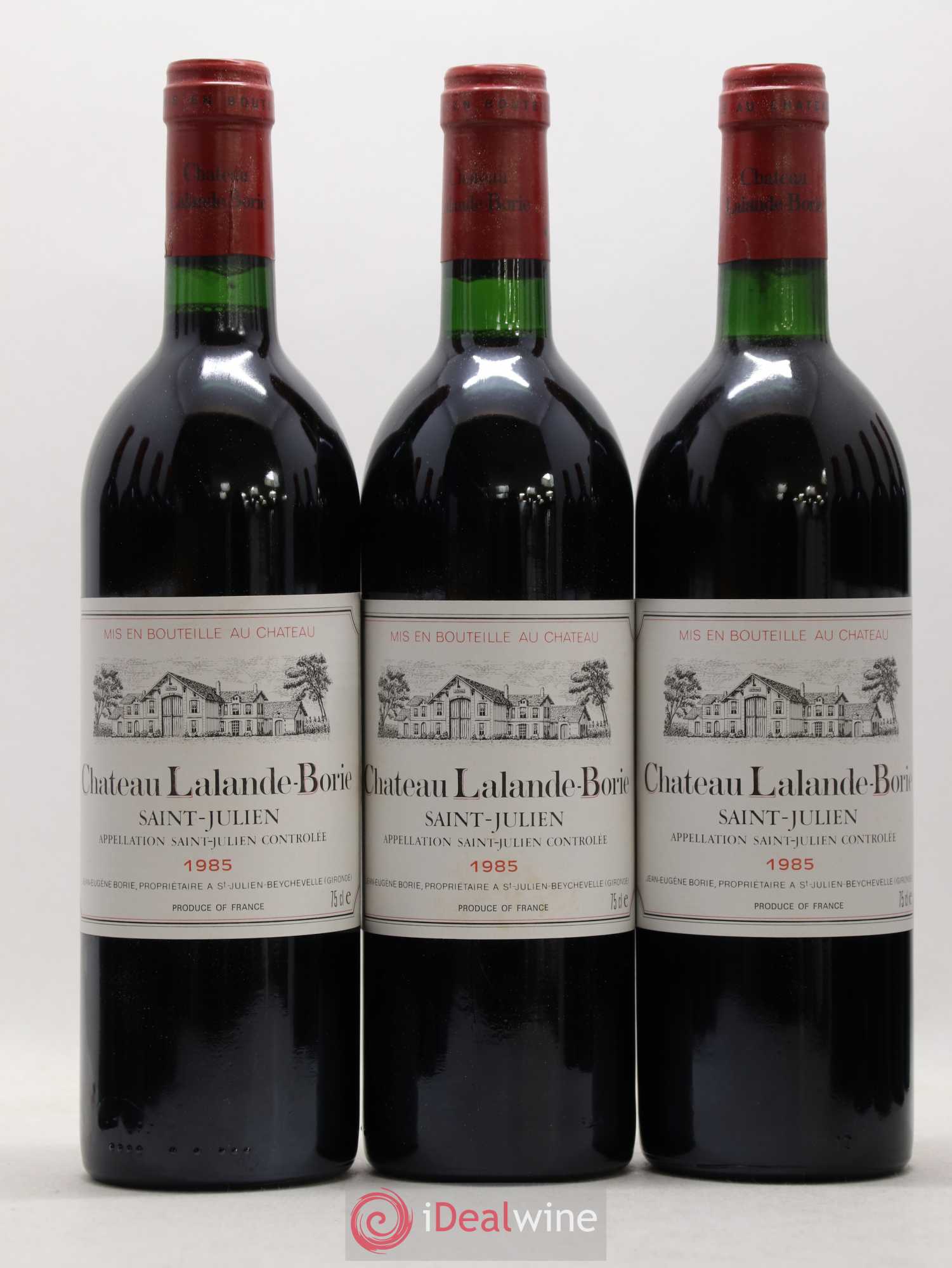 Château Lalande Borie 1985 - Lot de 12 bouteilles - 1