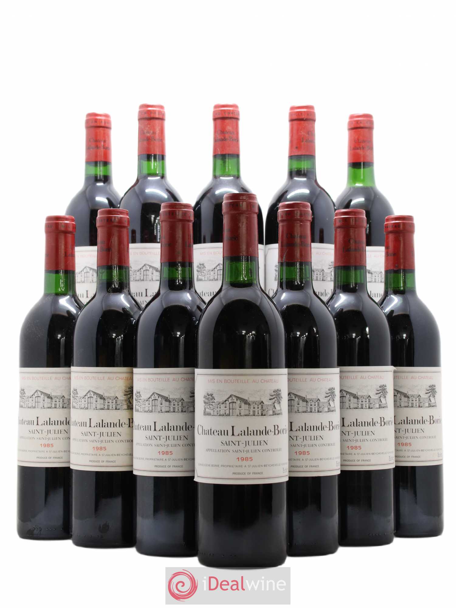 Château Lalande Borie 1985 - Lot de 12 bouteilles - 0