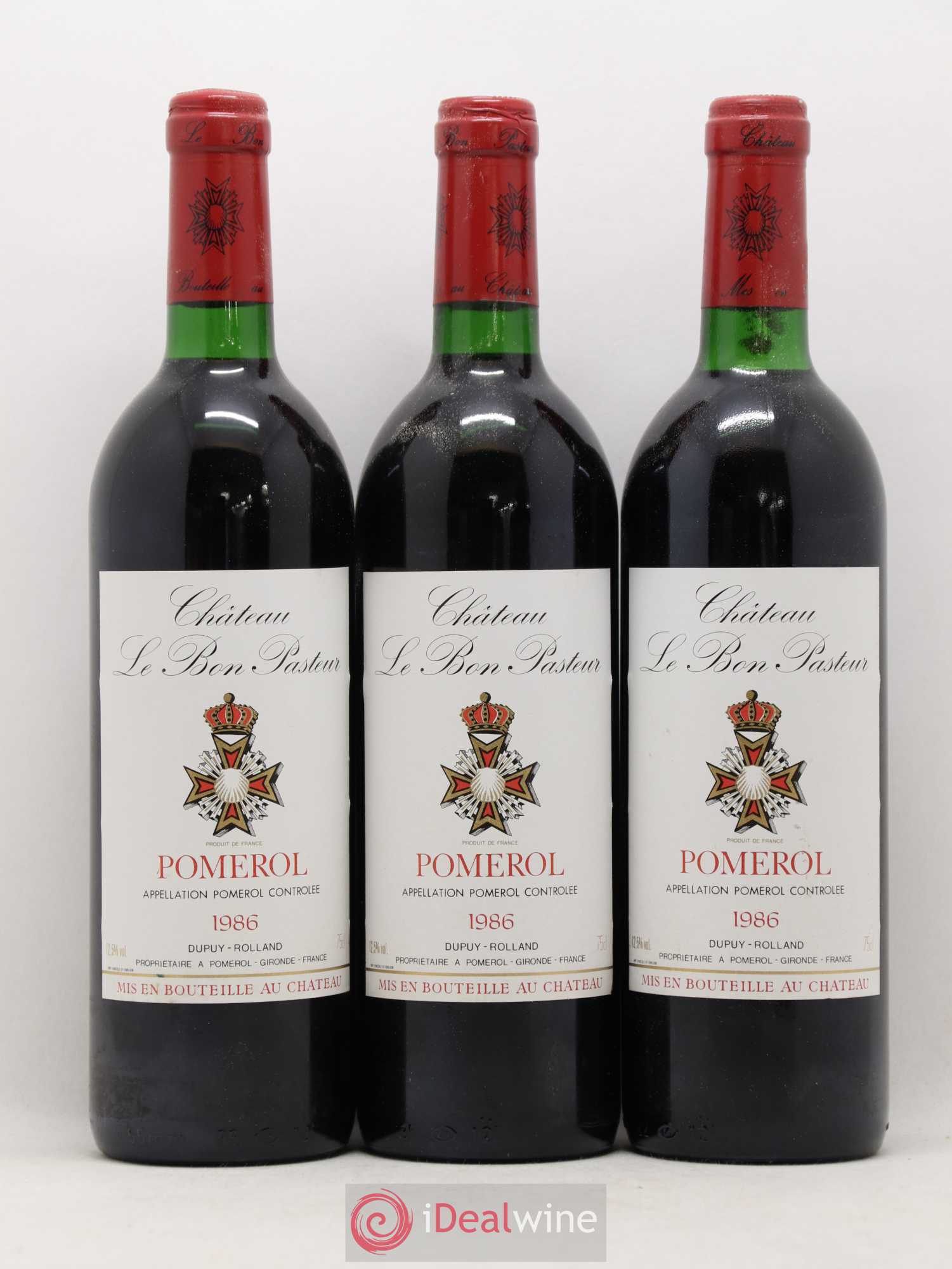 Château le Bon Pasteur 1986 - Lot de 12 bouteilles - 1