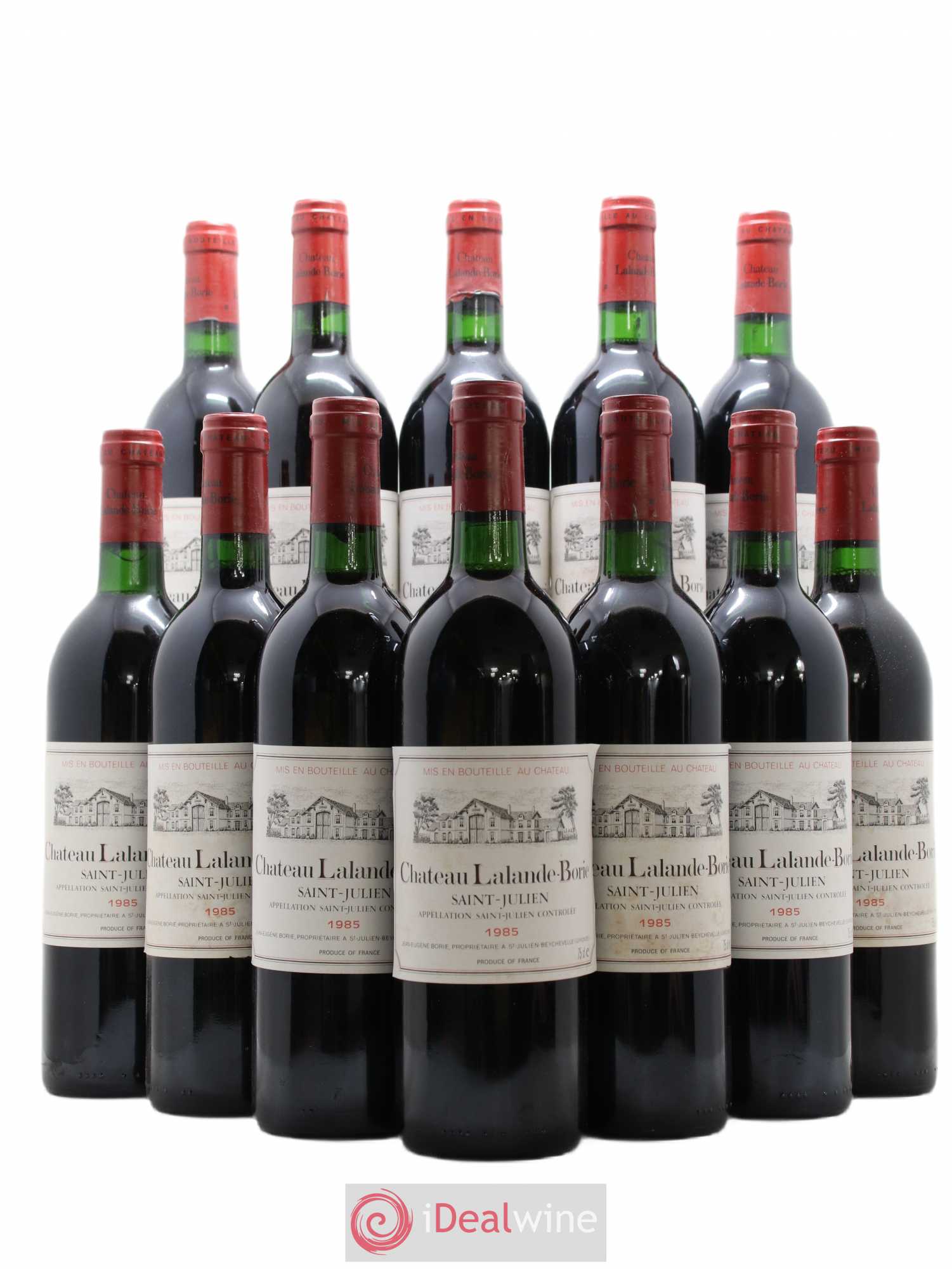 Château Lalande Borie 1985 - Lot de 12 bouteilles - 0