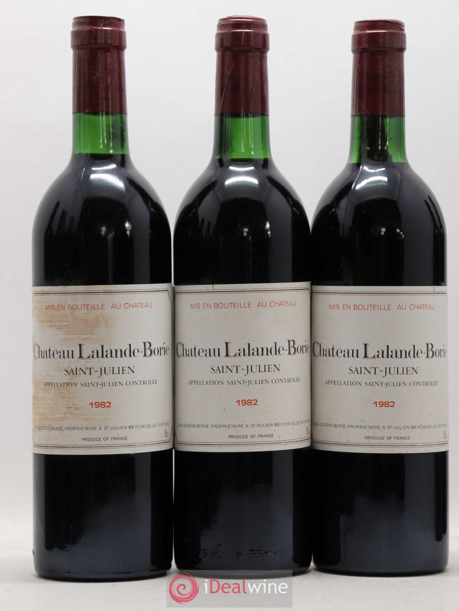 Château Lalande Borie 1982 - Lot de 12 bouteilles - 2