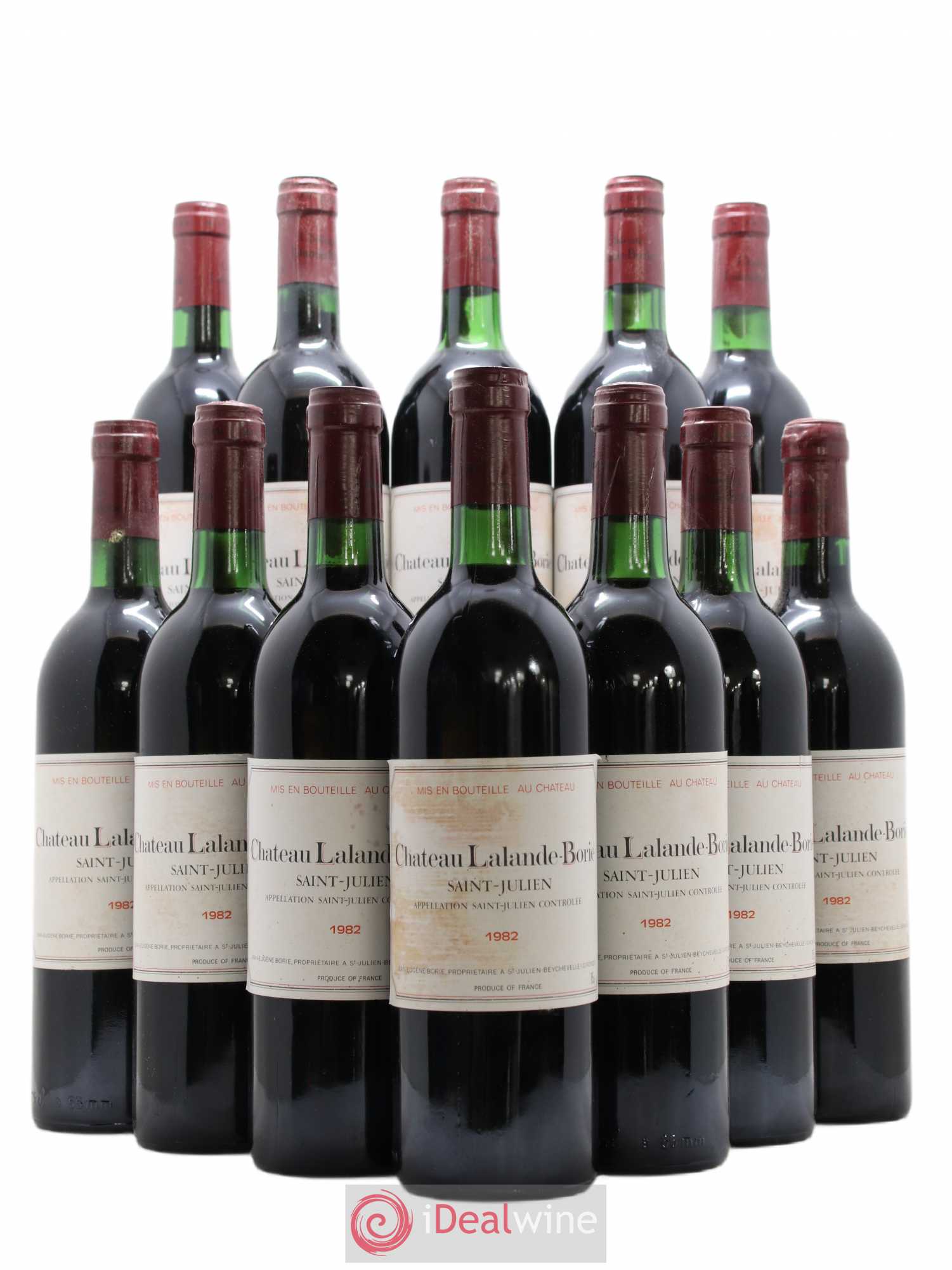 Château Lalande Borie 1982 - Lot de 12 bouteilles - 0