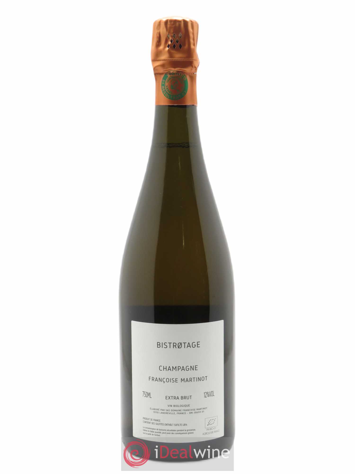 Bistrotage B.14 Françoise Martinot - Charles Dufour 2014 - Lot de 1 bouteille - 1