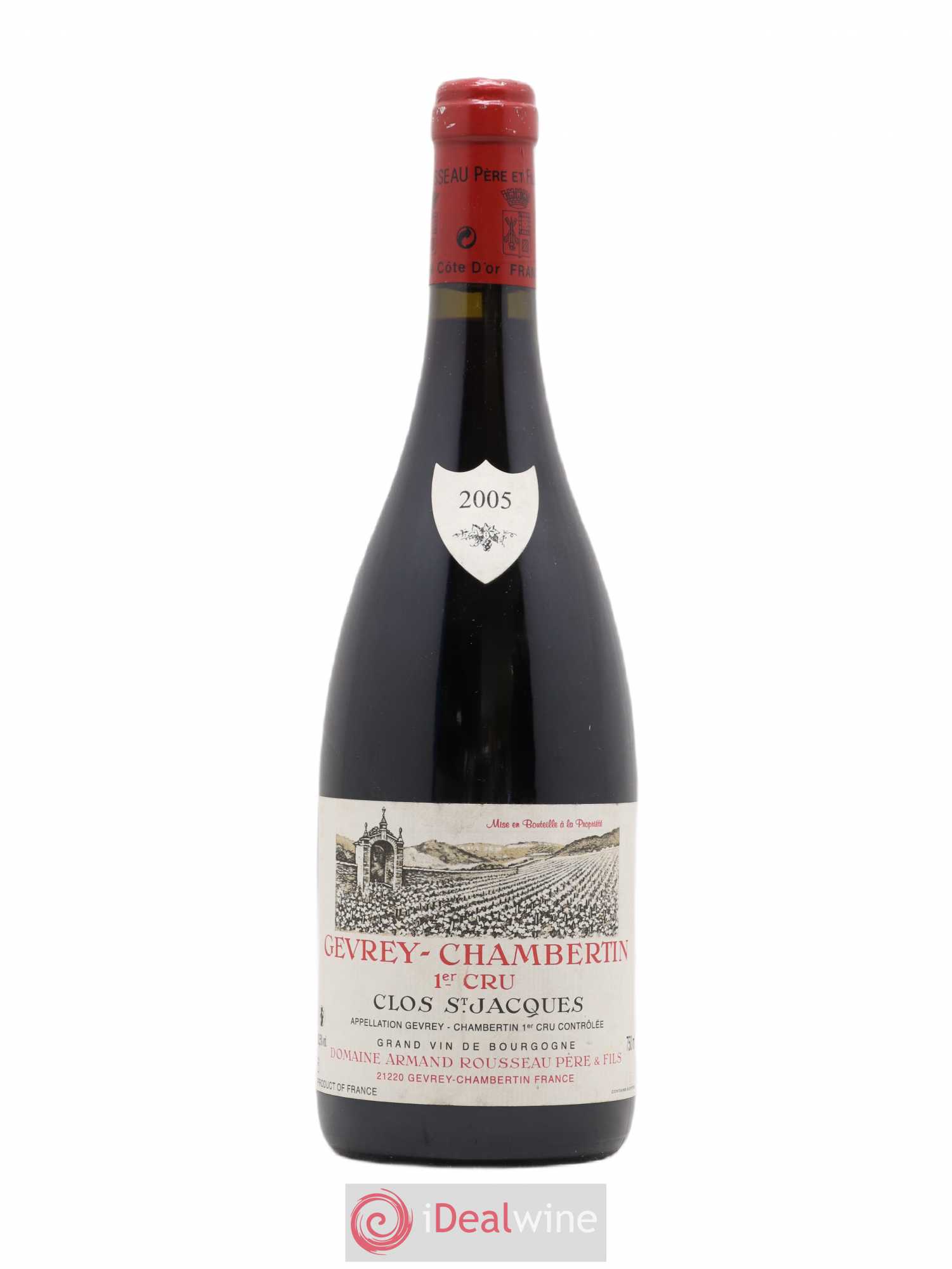 Gevrey-Chambertin 1er Cru Clos Saint-Jacques Armand Rousseau (Domaine) 2005 - Lot de 1 bouteille - 0