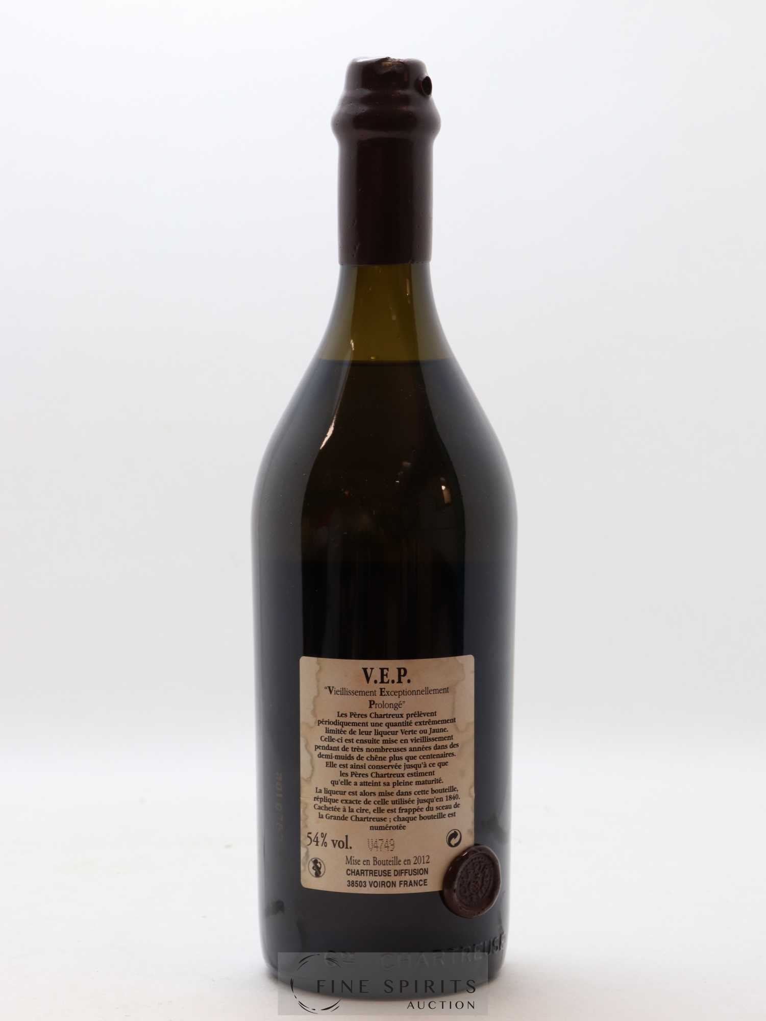 Chartreuse Of. Verte V.E.P. Mise 2012 - Posten von 1 Flasche - 1