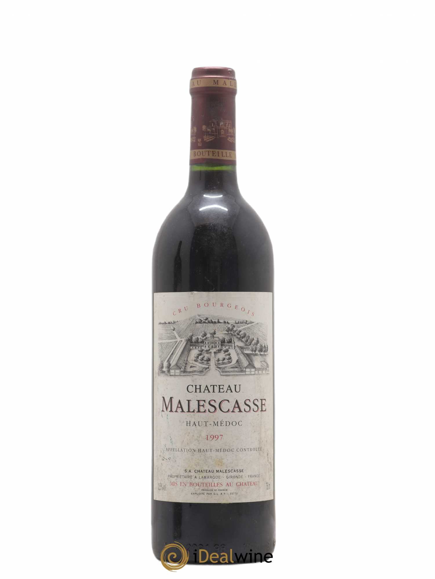 Château Malescasse Cru Bourgeois Exceptionnel 1997 - Lot de 1 bouteille - 0