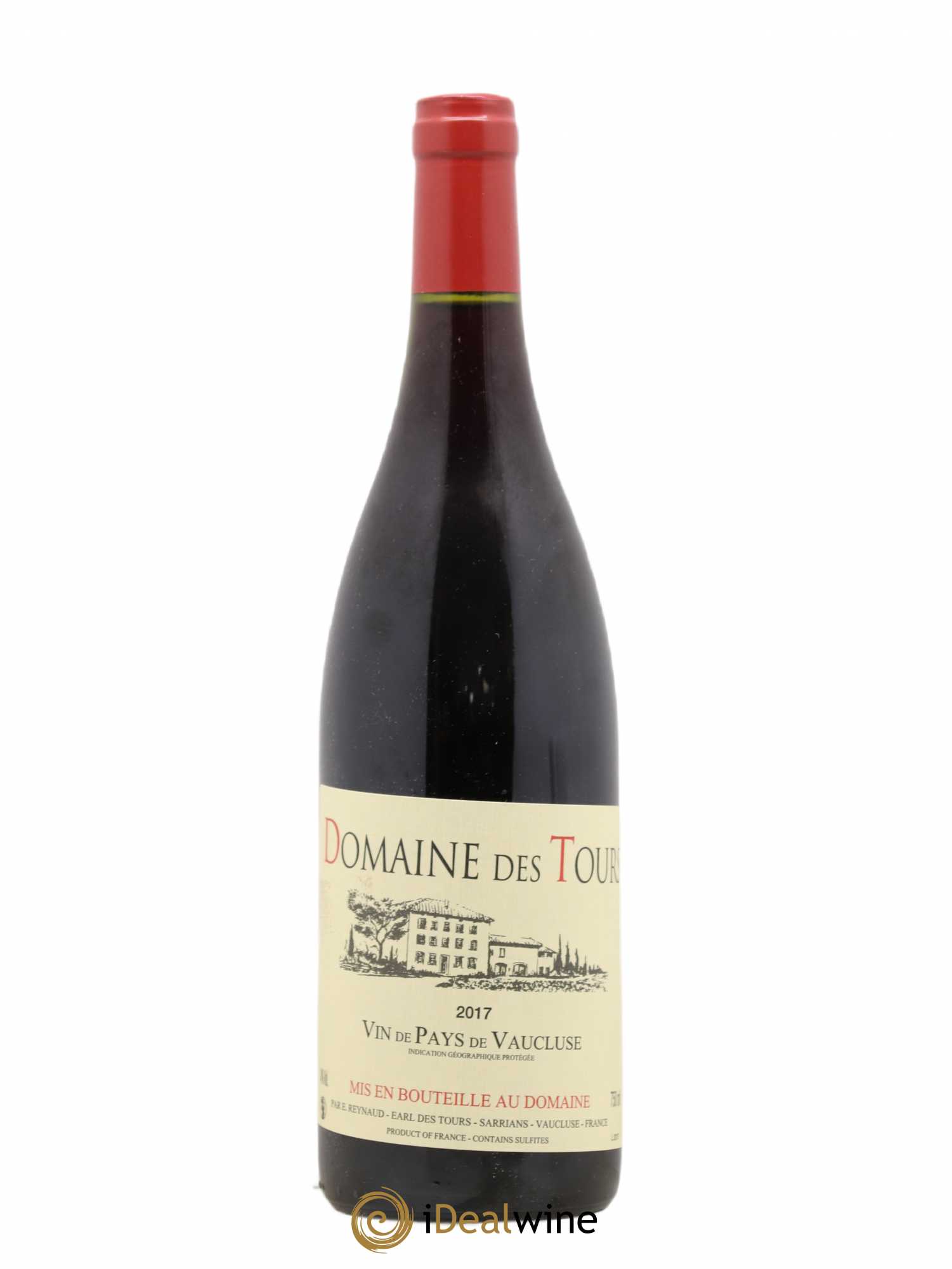 Vaucluse (Vin de Pays de Vaucluse) Domaine des Tours Emmanuel Reynaud 2017 - Lot de 1 bouteille - 0