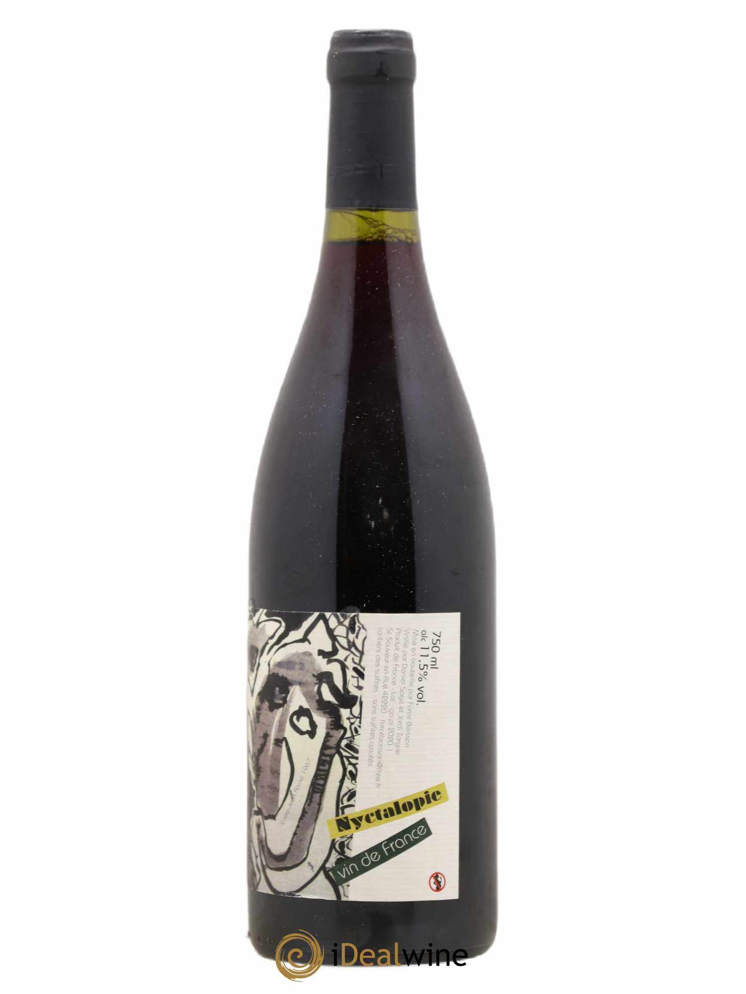 Vin de France Nyctalopie Daniel Sage 2019 - Lot de 1 bouteille - 1