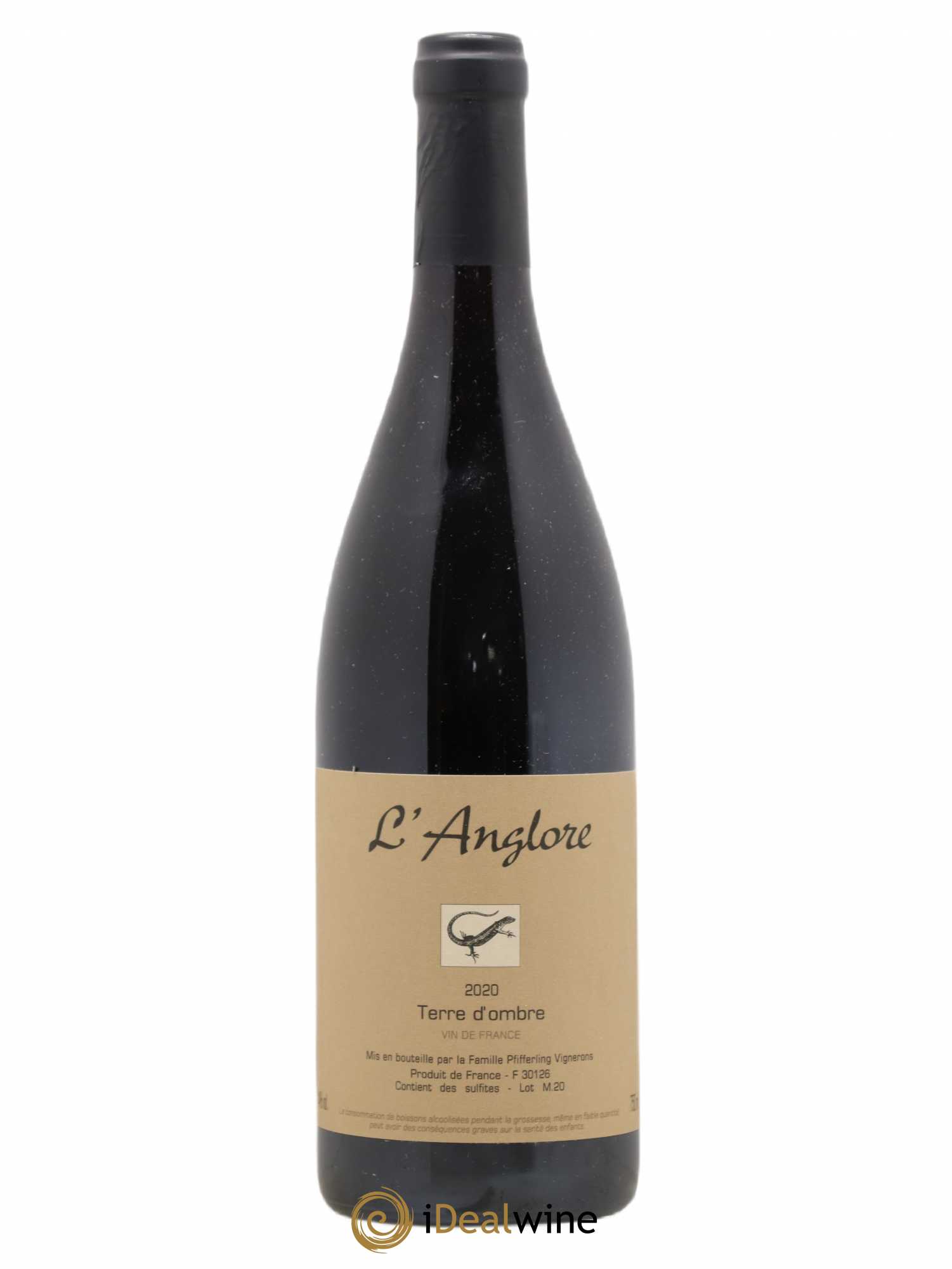 Vin de France Terre d'Ombre L'Anglore 2020 - Lot de 1 bouteille - 0