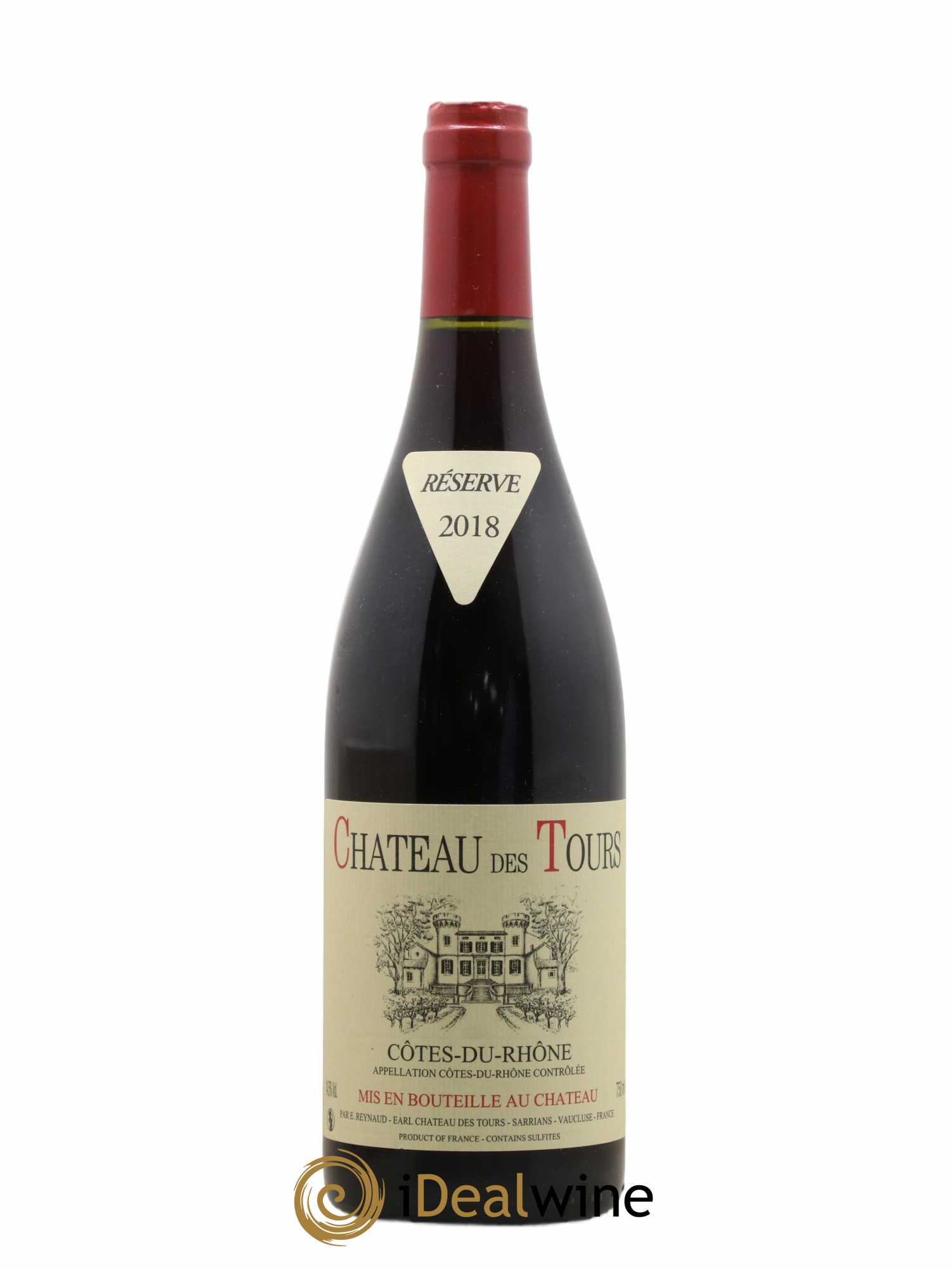 Côtes-du-Rhône Château des Tours Emmanuel Reynaud 2018 - Lot de 1 bouteille - 0