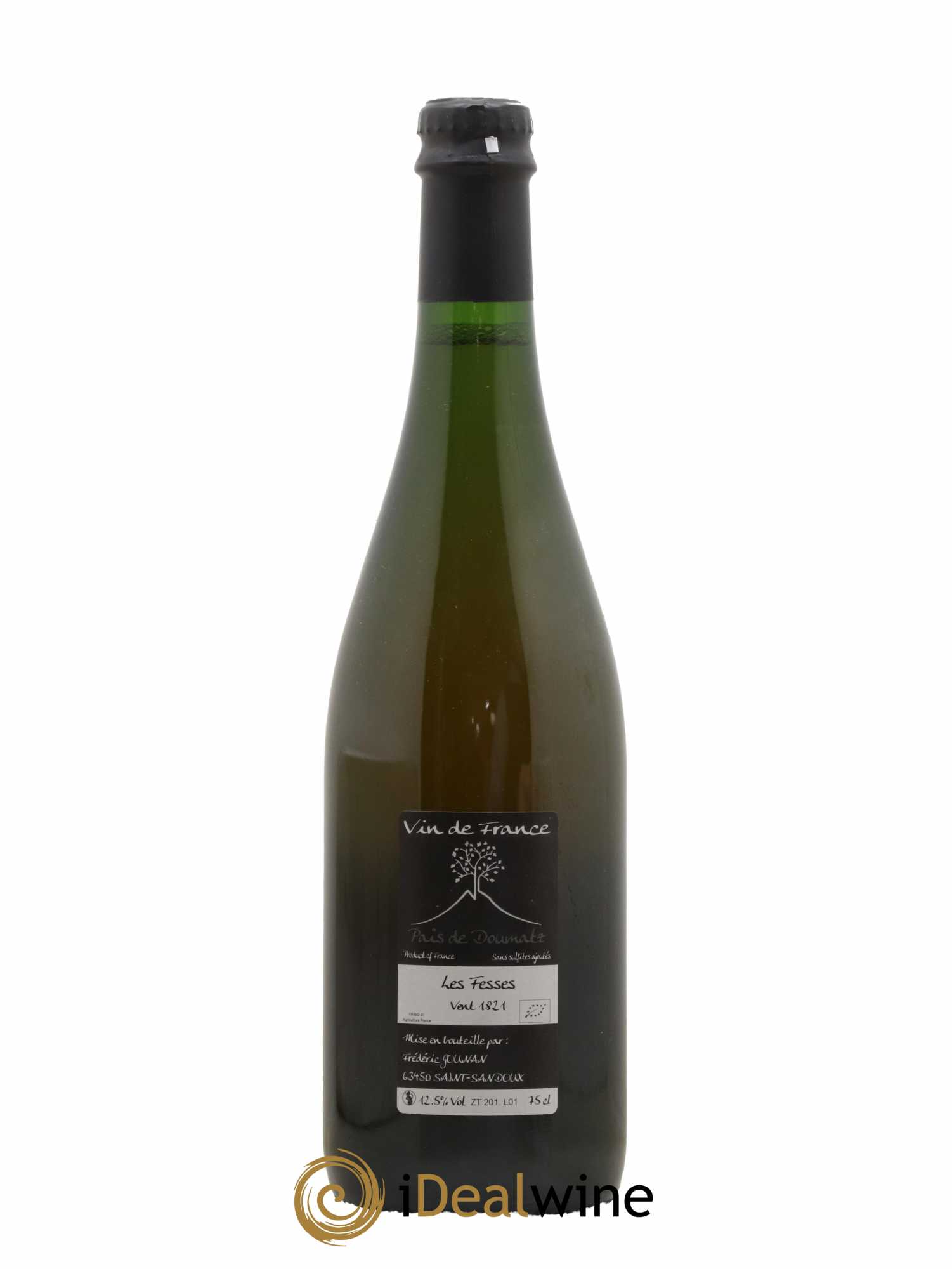 Vin de France Les Fesses Vignoble de l'Arbre Blanc 2018 - Lot de 1 bouteille - 1