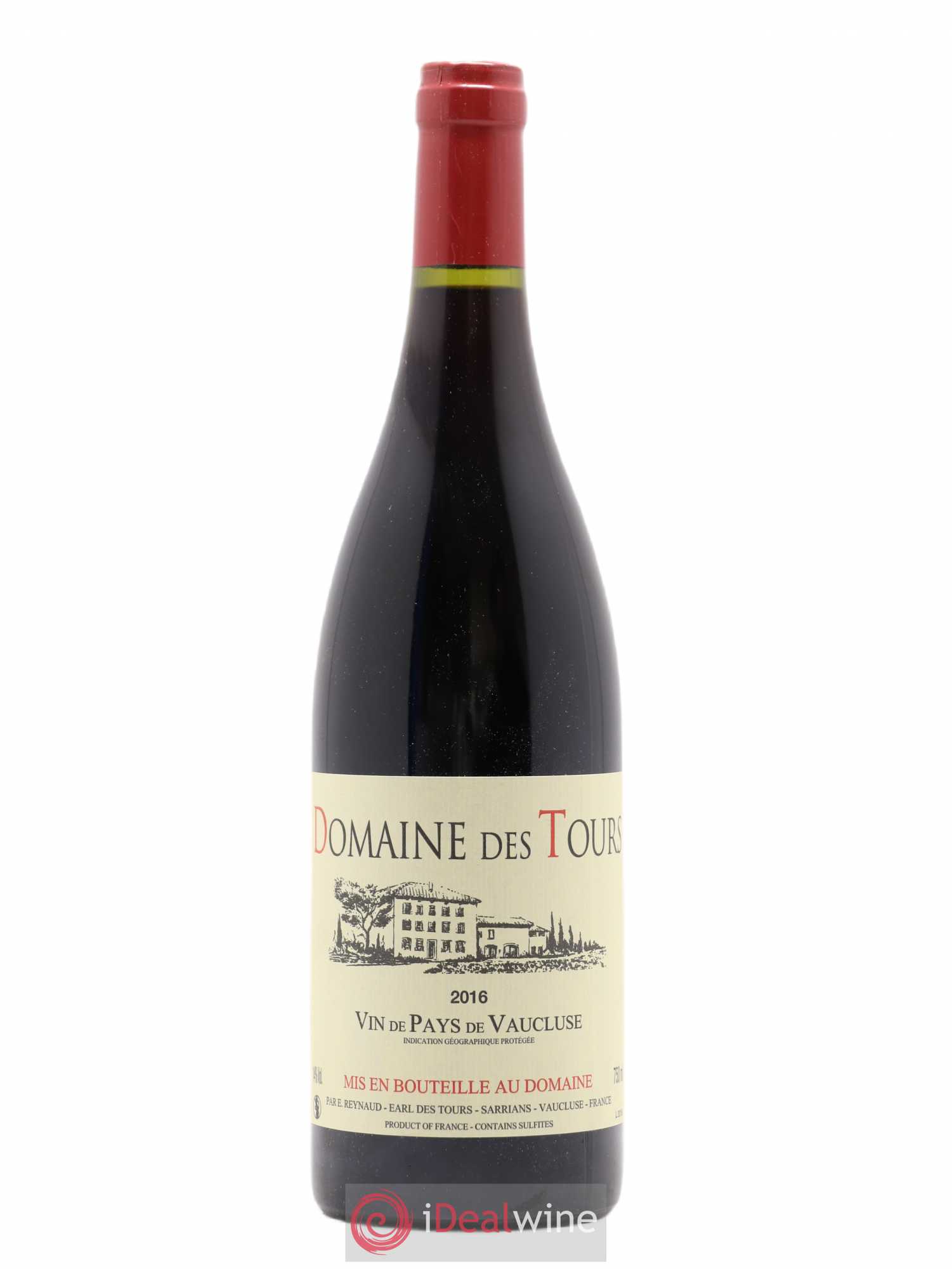 Vaucluse (Vin de Pays de Vaucluse) Domaine des Tours Emmanuel Reynaud 2016 - Lot de 1 bouteille - 0