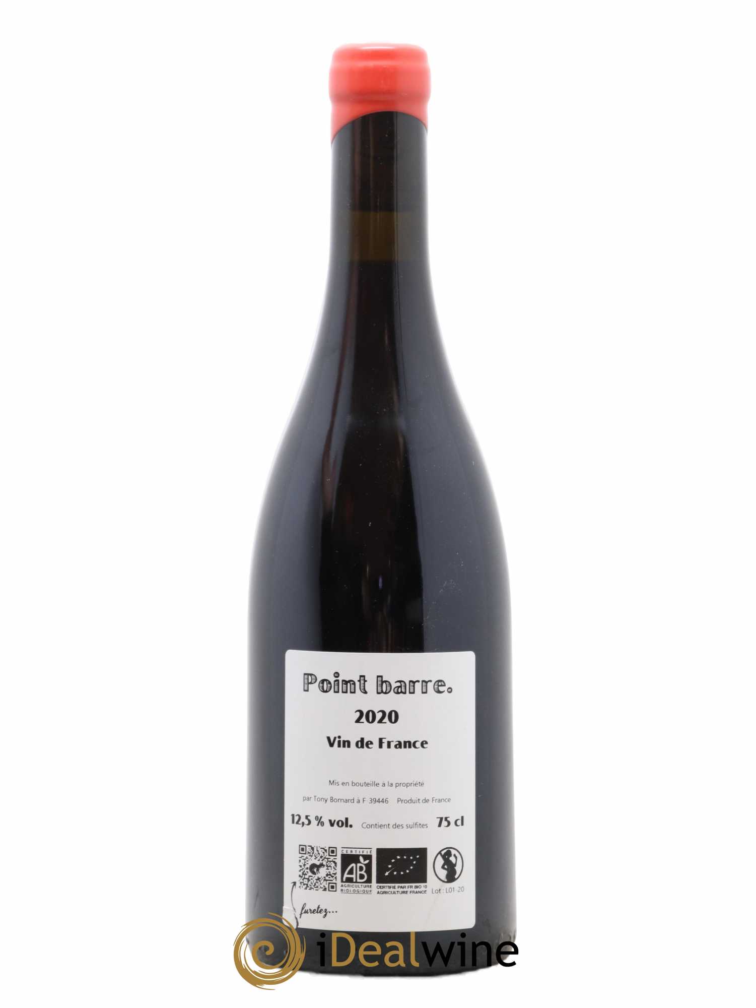 Côtes du Jura Ploussard Point Barre Bornard 2020 - Lot of 1 bottle - 1