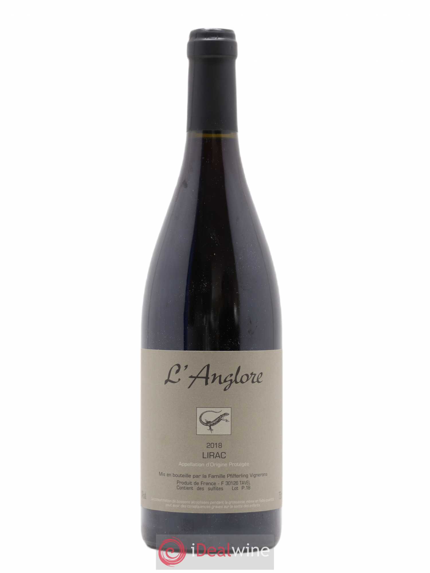 Lirac L'Anglore 2018 - Lot de 1 bouteille - 0