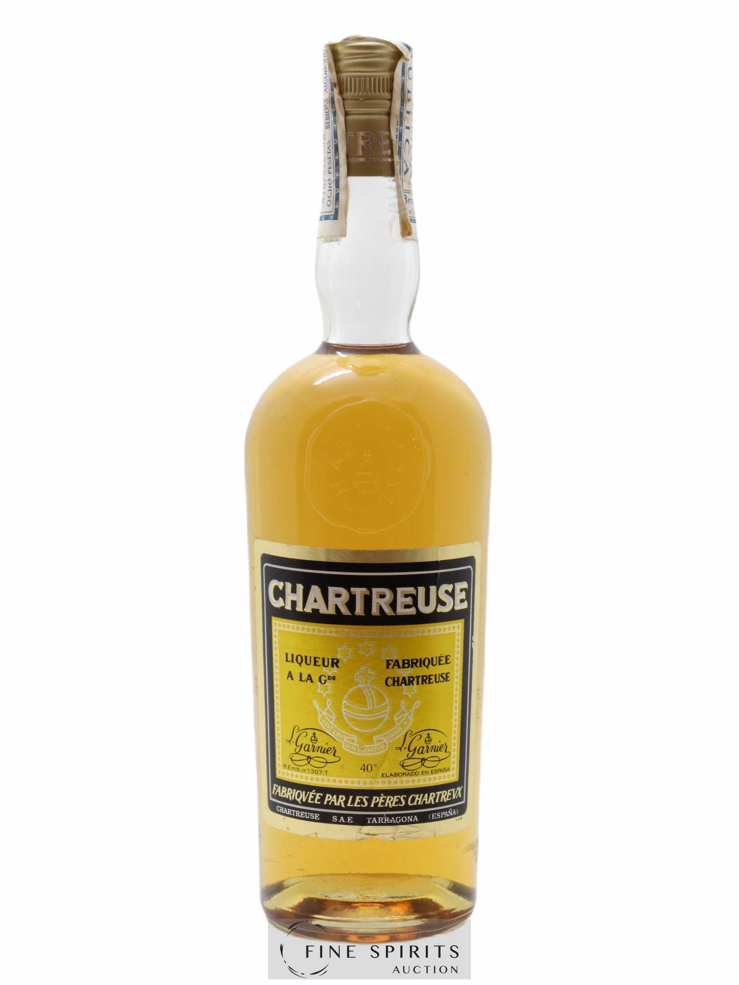 Chartreuse Of. Tarragone Jaune (1973-1983) - Lot de 1 bouteille - 0