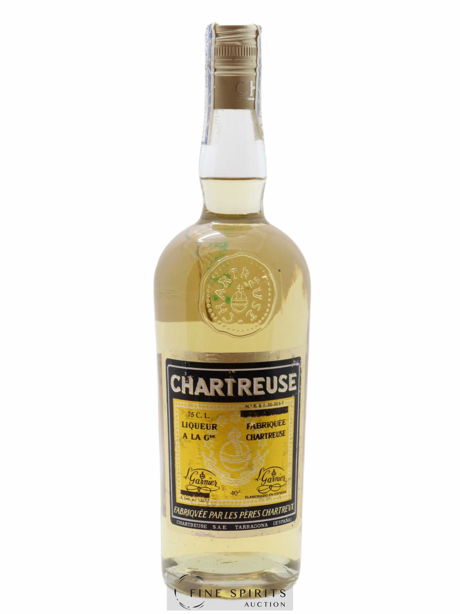 Chartreuse Of. Tarragone Jaune (1973-1983) - Lot de 1 bouteille - 0