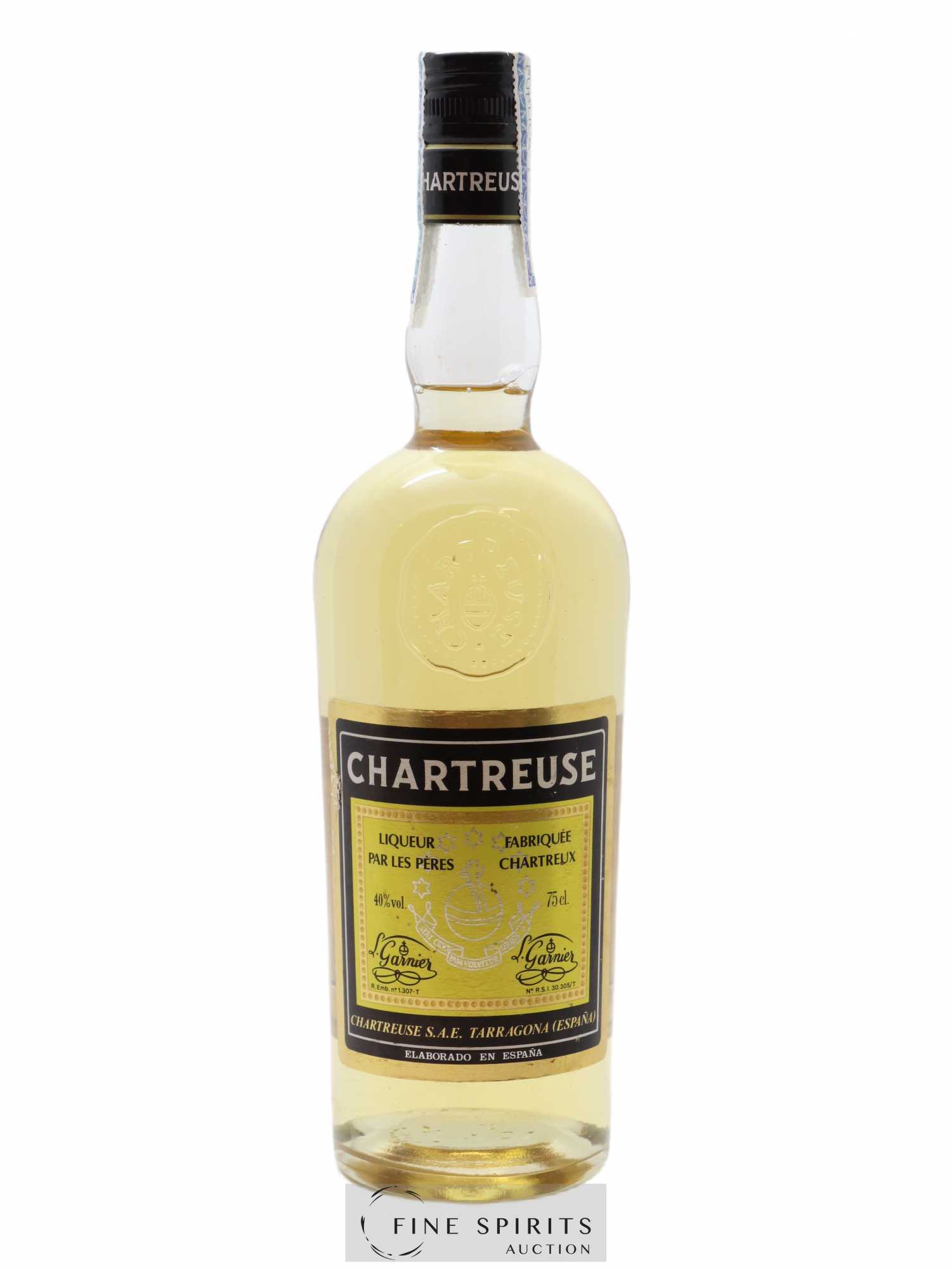 Chartreuse Of. Tarragone Jaune (1982-1989) - Lot de 1 bouteille - 0