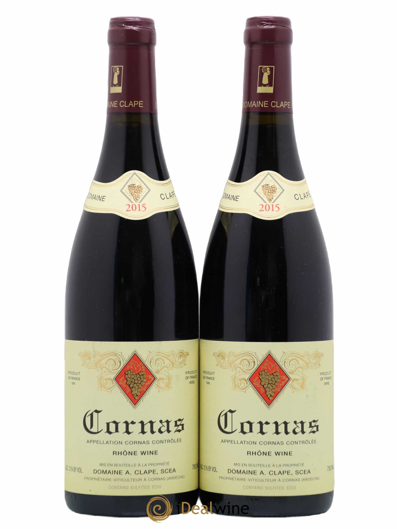 Cornas Auguste Clape 2015 - Lot de 2 bouteilles - 0