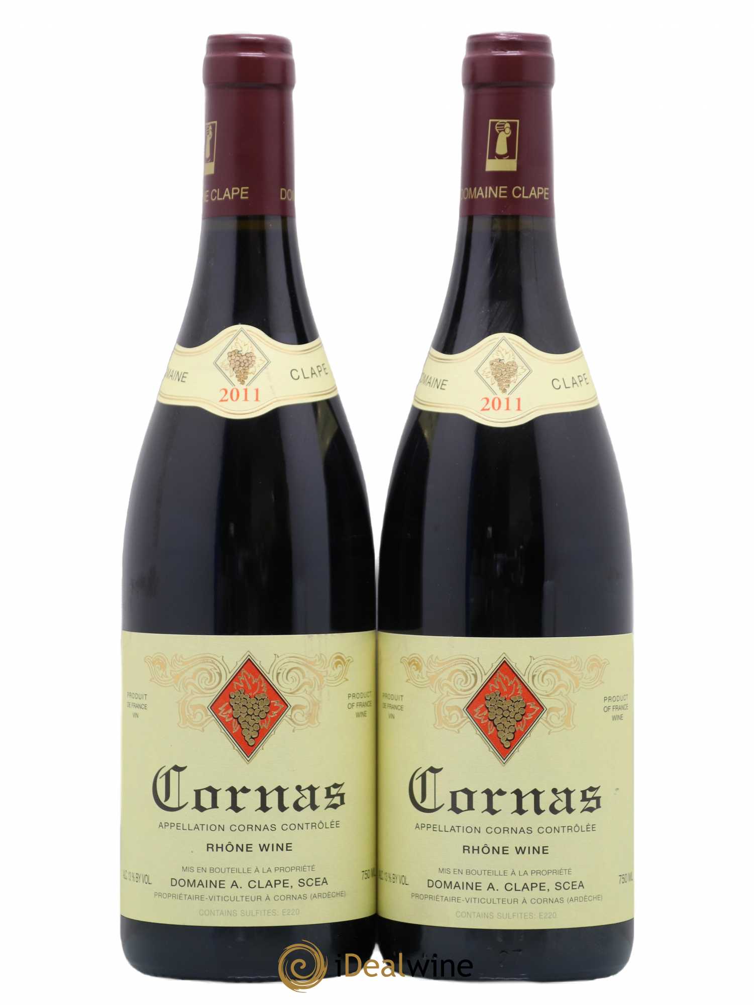 Cornas Auguste Clape 2011 - Posten von 2 Flaschen - 0