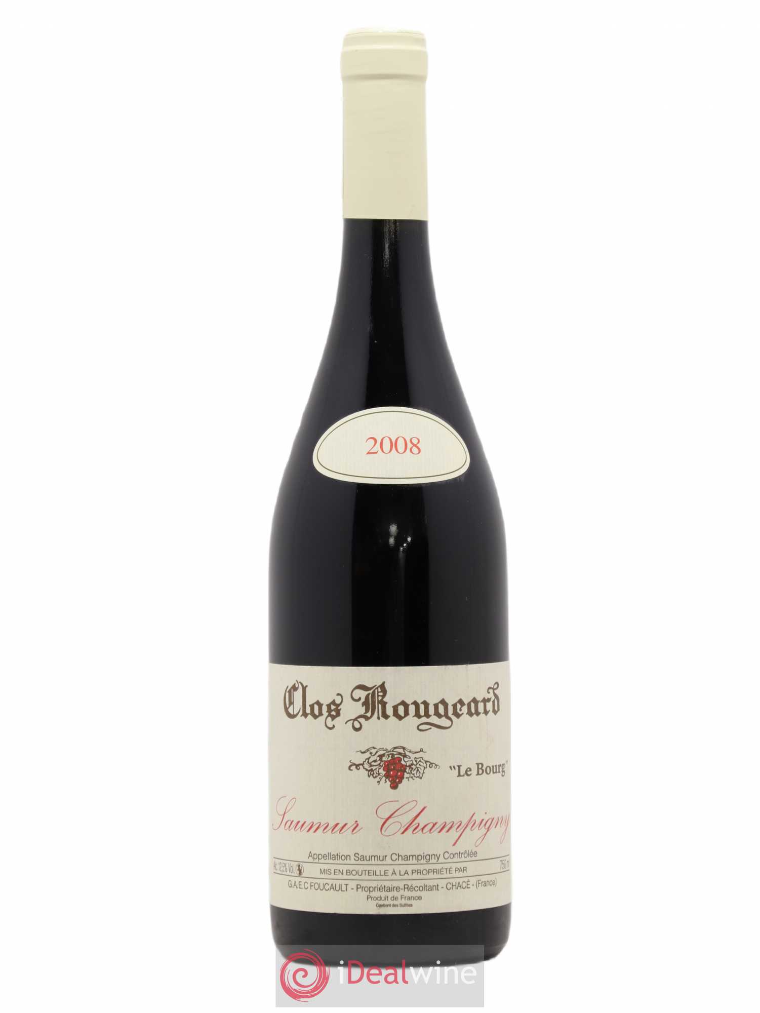 Saumur-Champigny Le Bourg Clos Rougeard 2008 - Lot de 1 bouteille - 0