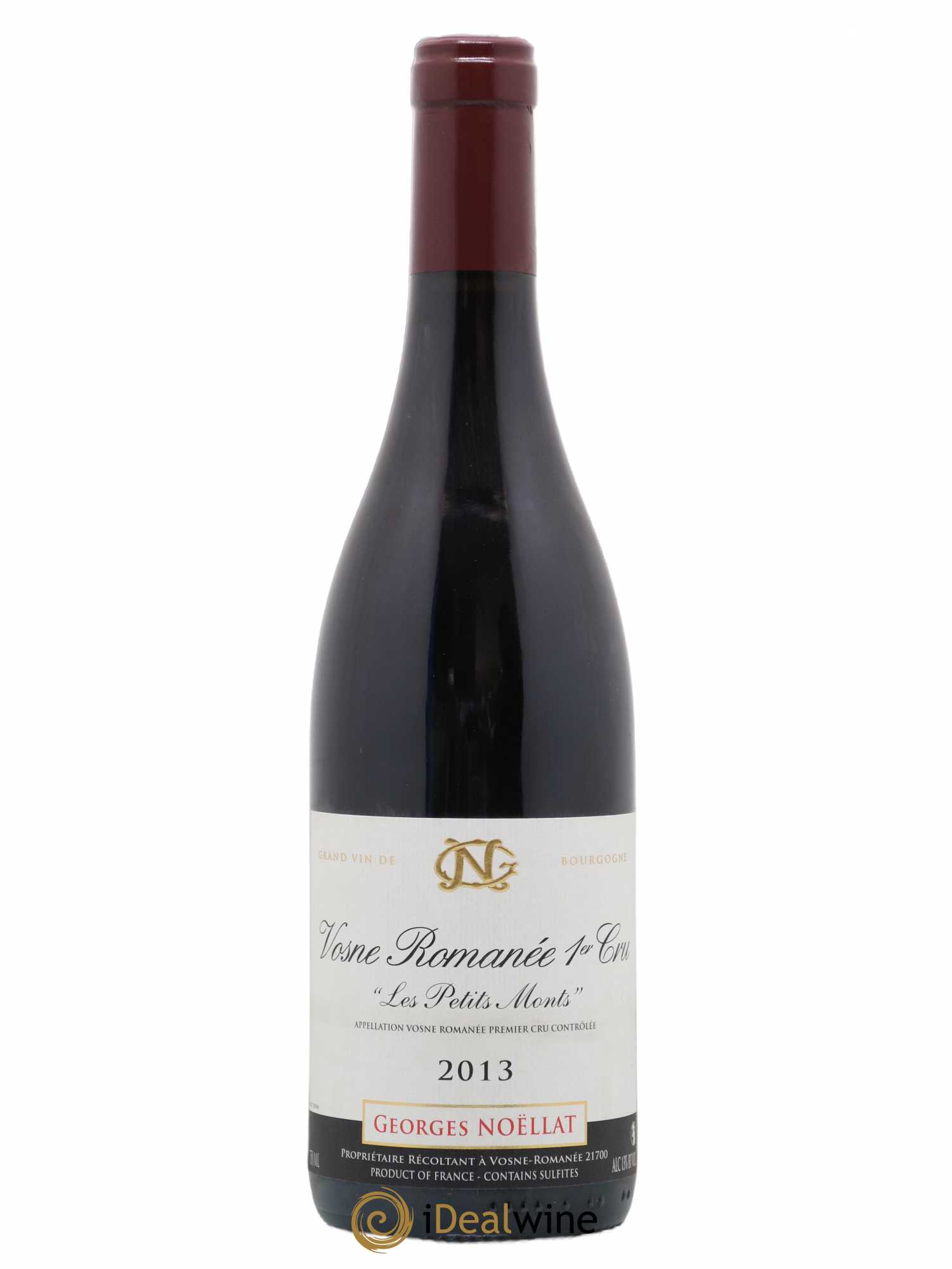 Vosne-Romanée 1er Cru Les Petits Monts Georges Noëllat (Domaine) 2013 - Lot de 1 bouteille - 0