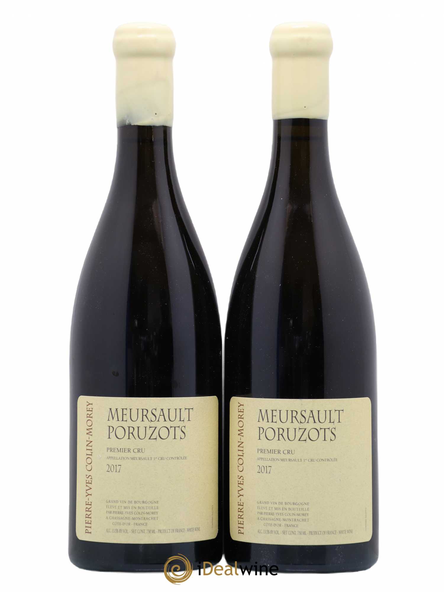 Meursault 1er Cru Les Poruzots Pierre-Yves Colin Morey 2017 - Lot de 2 bouteilles - 0