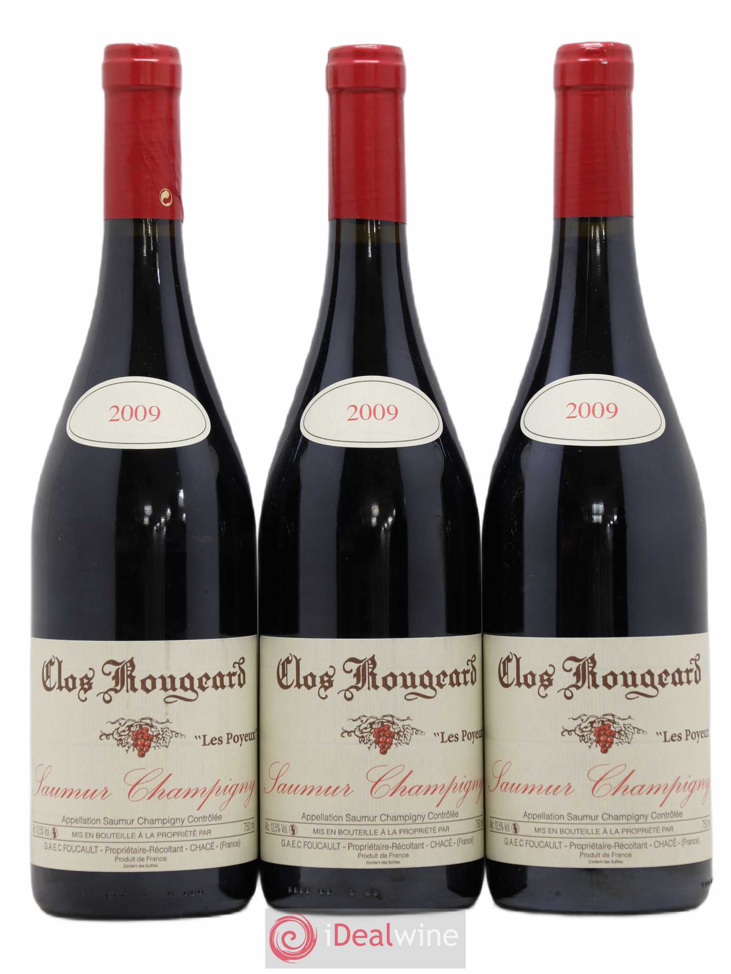 Saumur-Champigny Les Poyeux Clos Rougeard 2009 - Lot de 3 bouteilles - 0