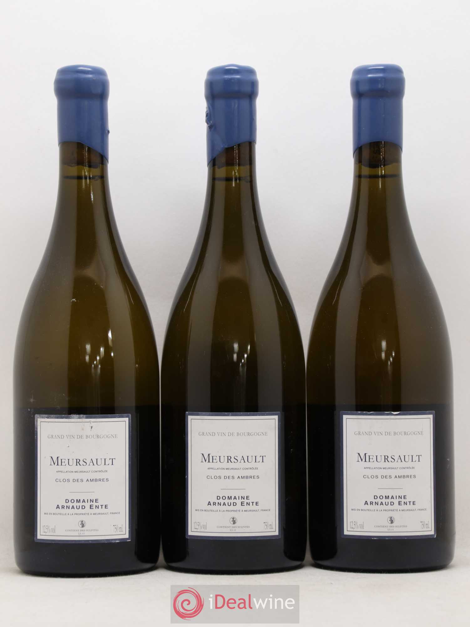 Meursault Clos des Ambres Arnaud Ente 2011 - Lot de 3 bouteilles - 1