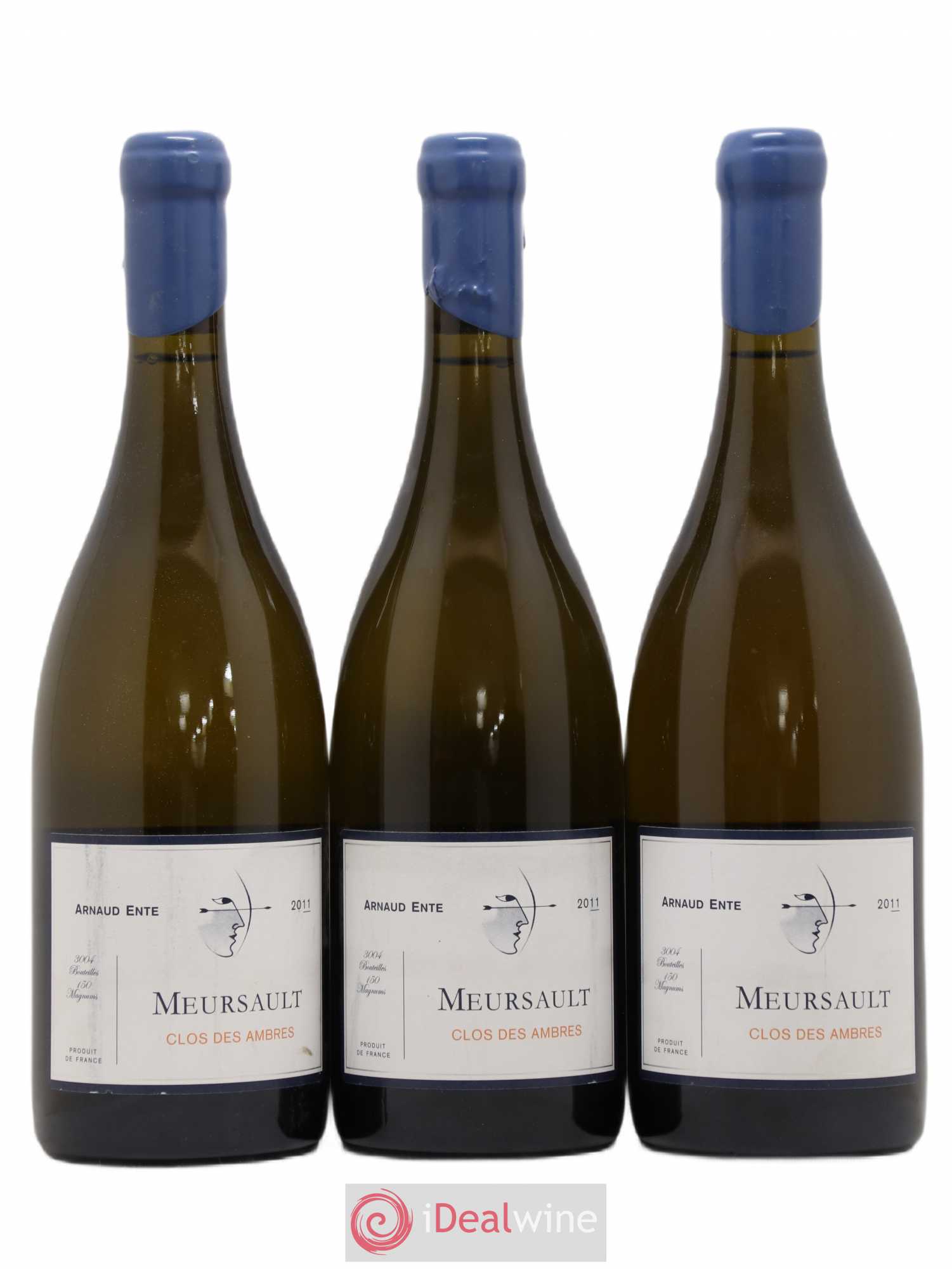 Meursault Clos des Ambres Arnaud Ente 2011 - Lot de 3 bouteilles - 0