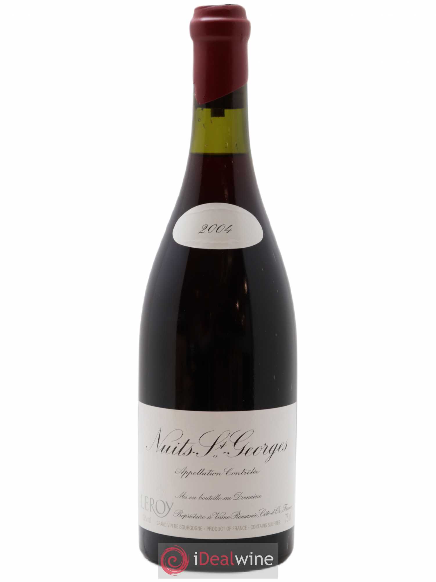 Nuits-Saint-Georges Leroy (Domaine) 2004 - Lot de 1 bouteille - 0