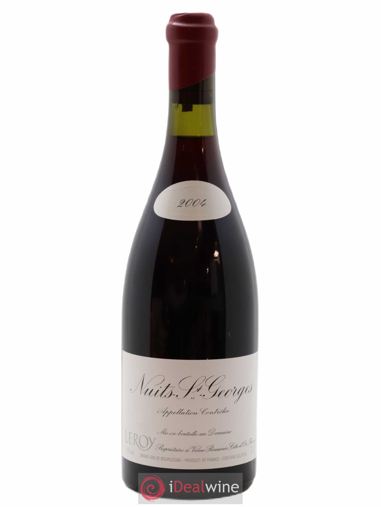 Nuits-Saint-Georges Leroy (Domaine) 2004 - Lot de 1 bouteille - 0