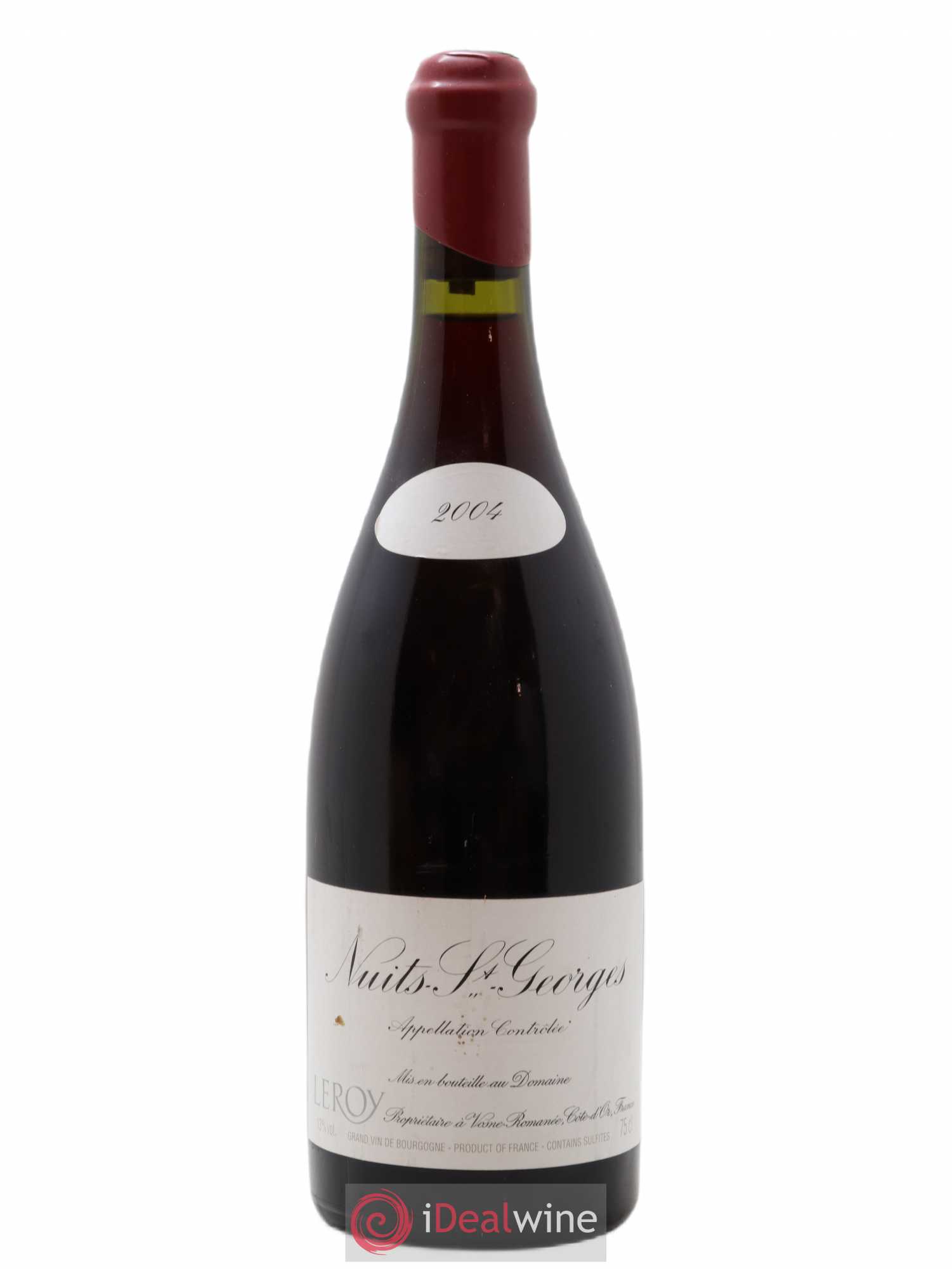 Nuits-Saint-Georges Leroy (Domaine) 2004 - Lot de 1 bouteille - 0