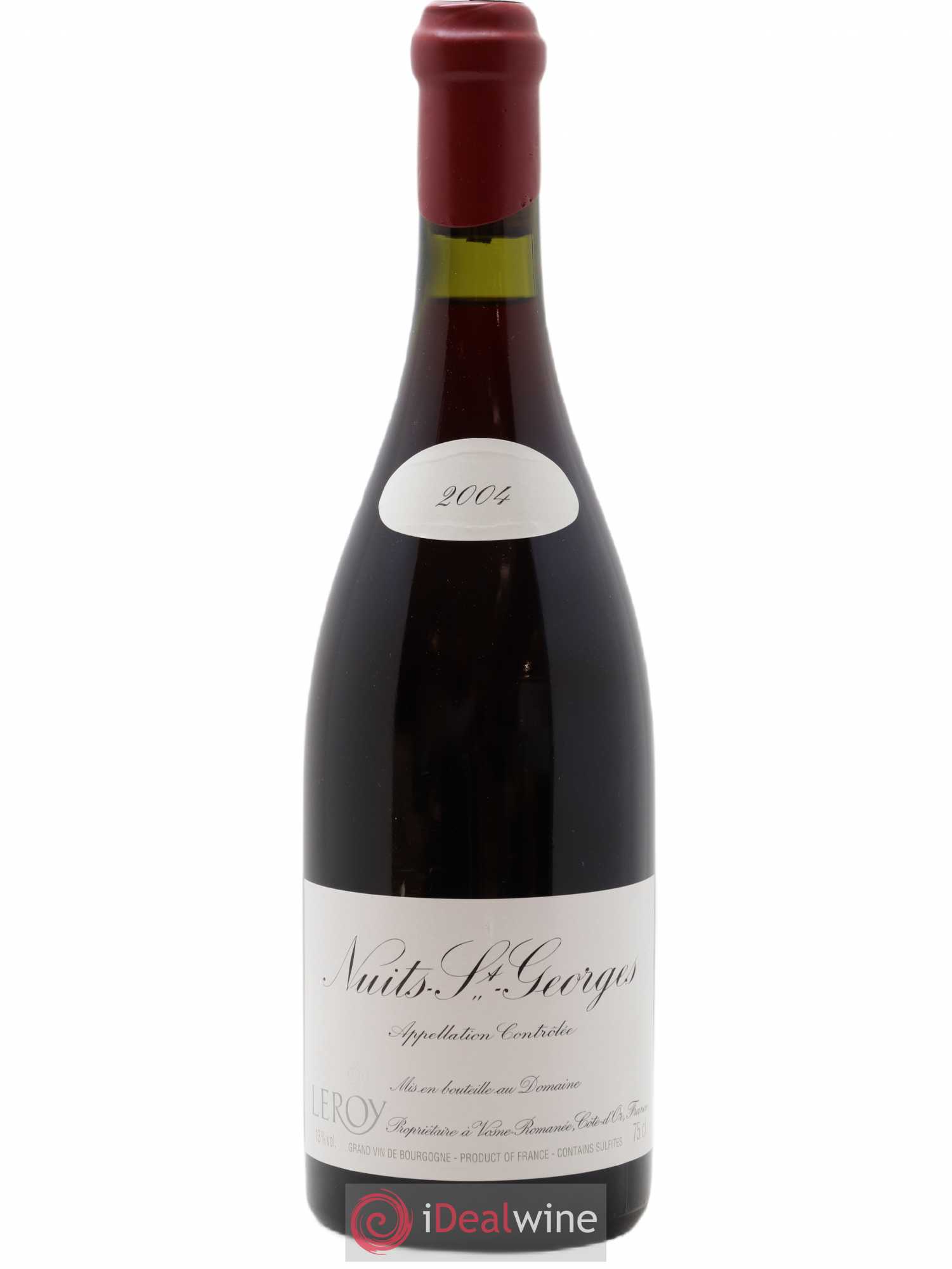 Nuits-Saint-Georges Leroy (Domaine) 2004 - Lot de 1 bouteille - 0
