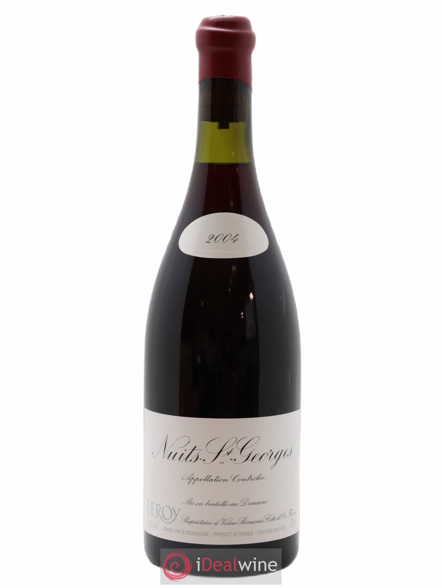 Nuits-Saint-Georges Leroy (Domaine) 2004 - Lot de 1 bouteille - 0