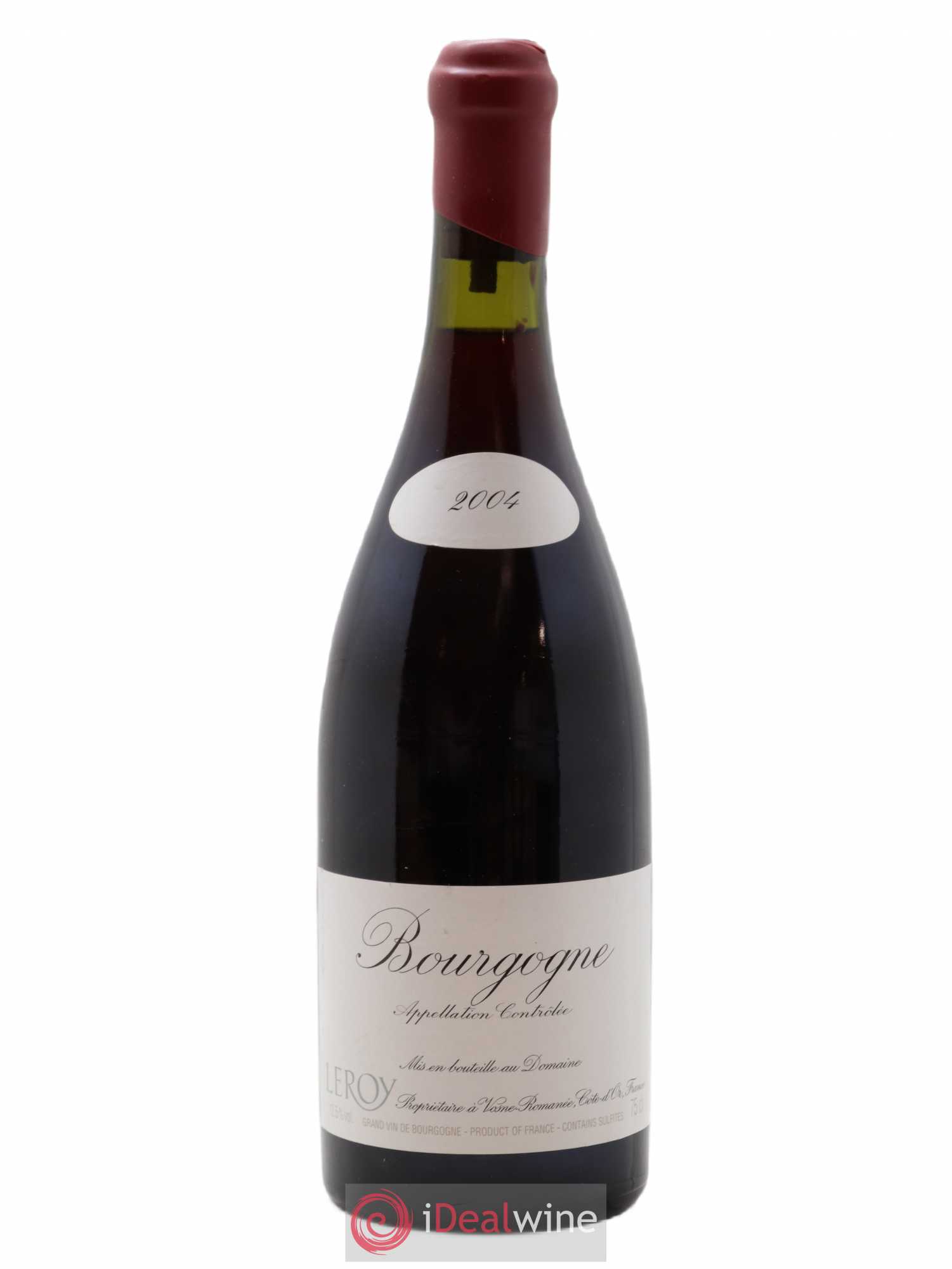 Bourgogne Leroy (Domaine) 2004 - Lot de 1 bouteille - 0