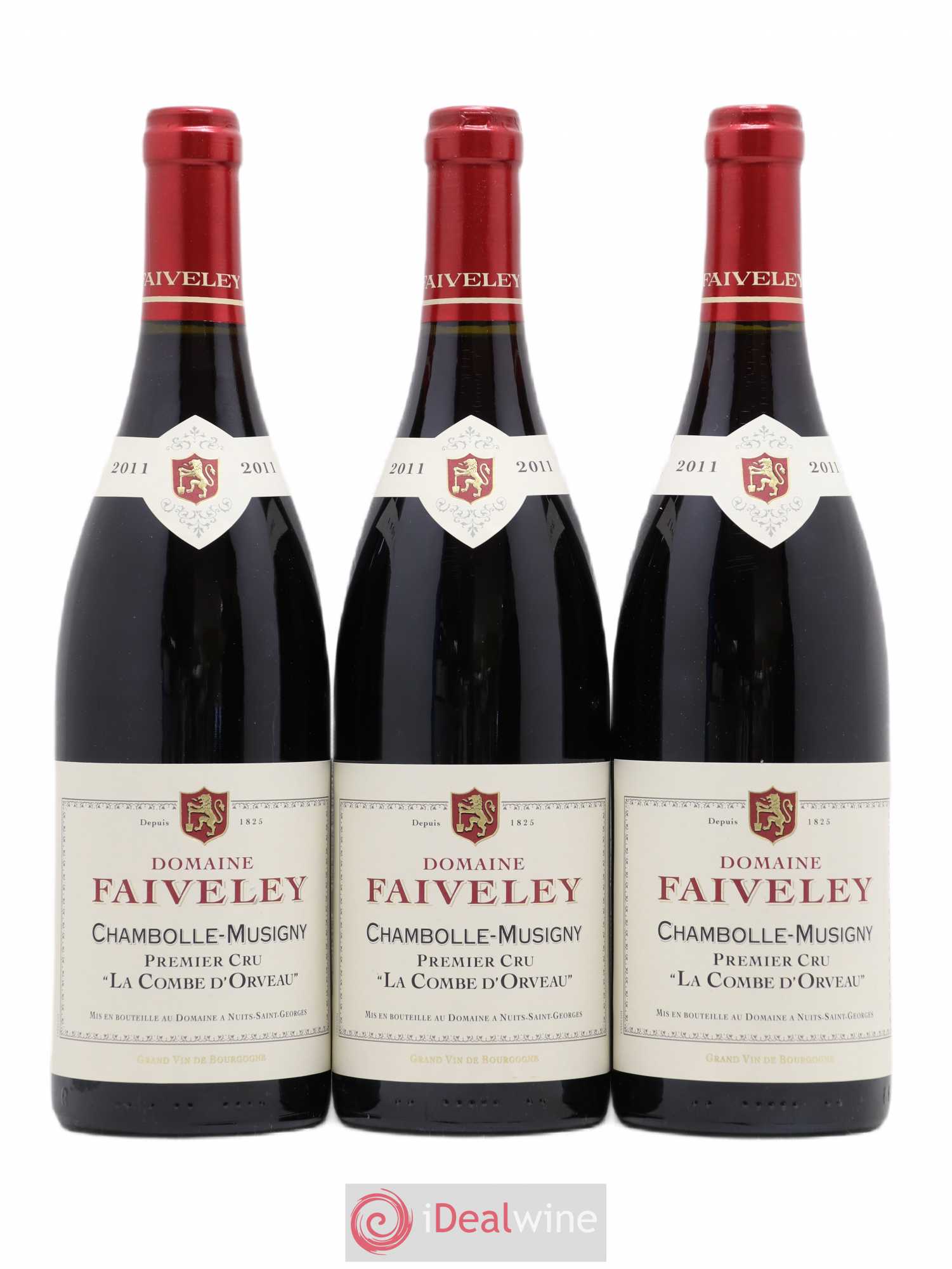 Chambolle-Musigny 1er Cru Combe d'Orveau Faiveley 2011 - Lot de 3 bouteilles - 0