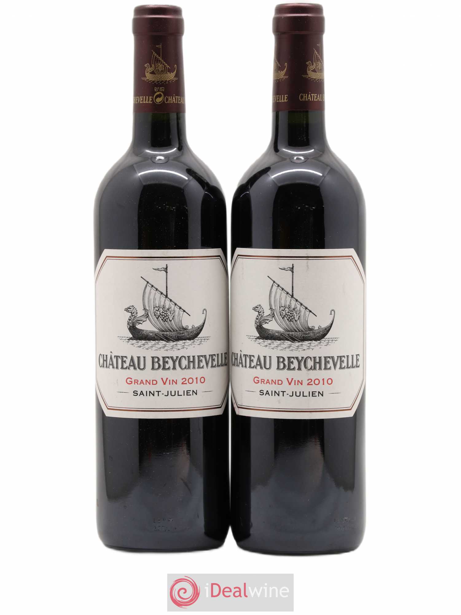 Château Beychevelle 4ème Grand Cru Classé 2010 - Lot de 2 bouteilles - 0