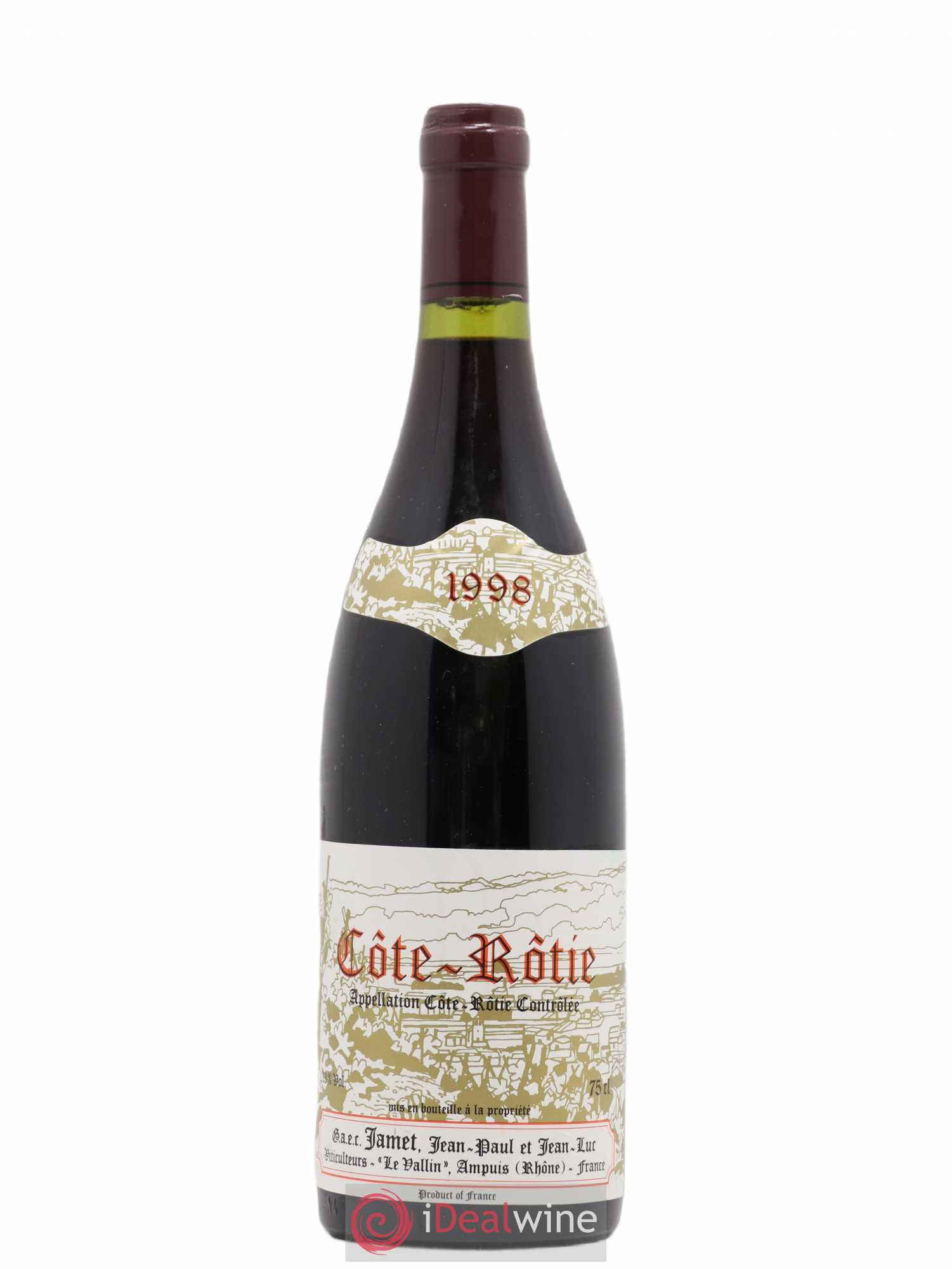 Côte-Rôtie Jamet (Domaine) 1998 - Lot de 1 bouteille - 0