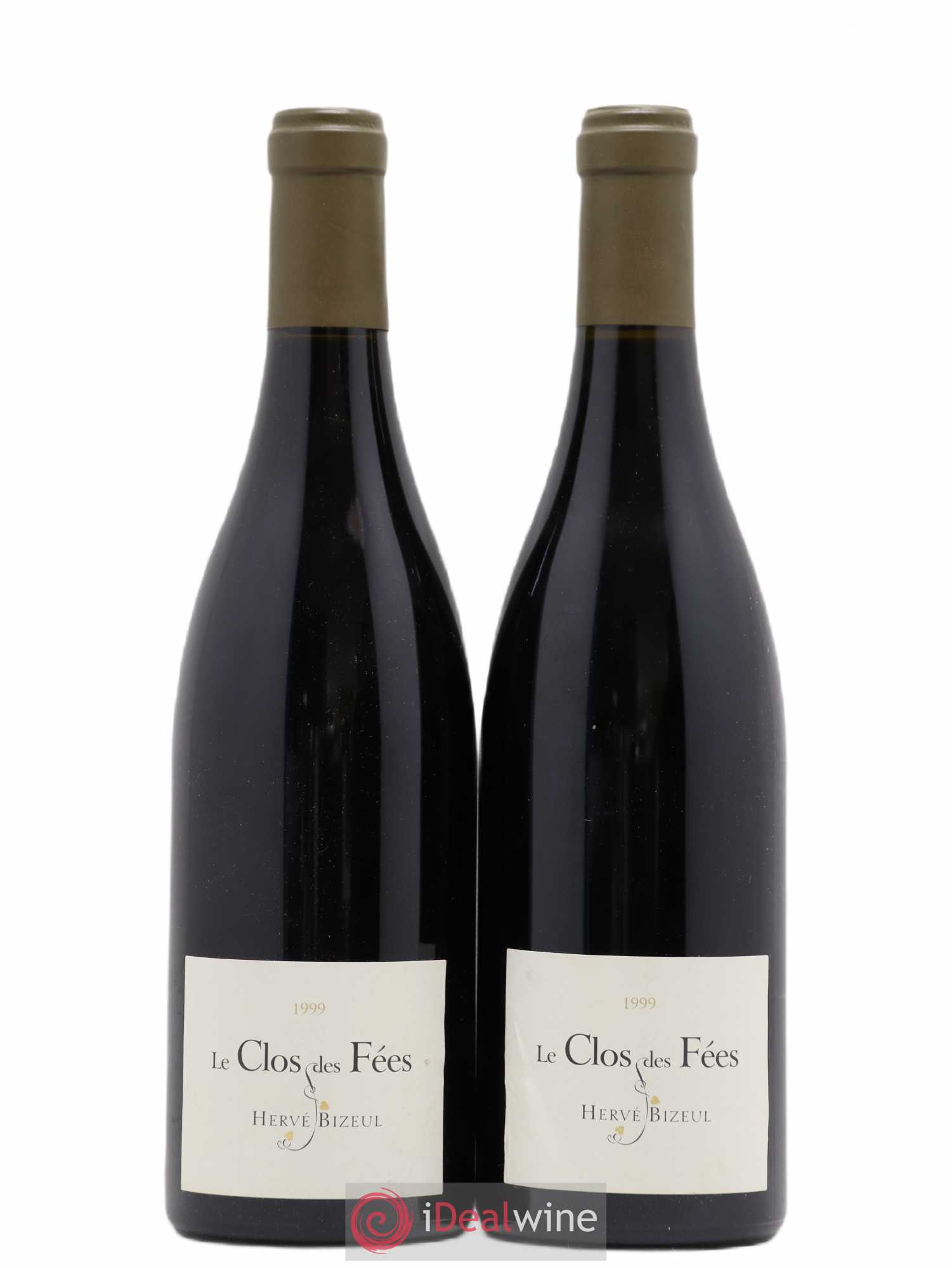 Côtes du Roussillon Villages Clos des Fées Hervé Bizeul 1999 - Lot de 2 bouteilles - 0