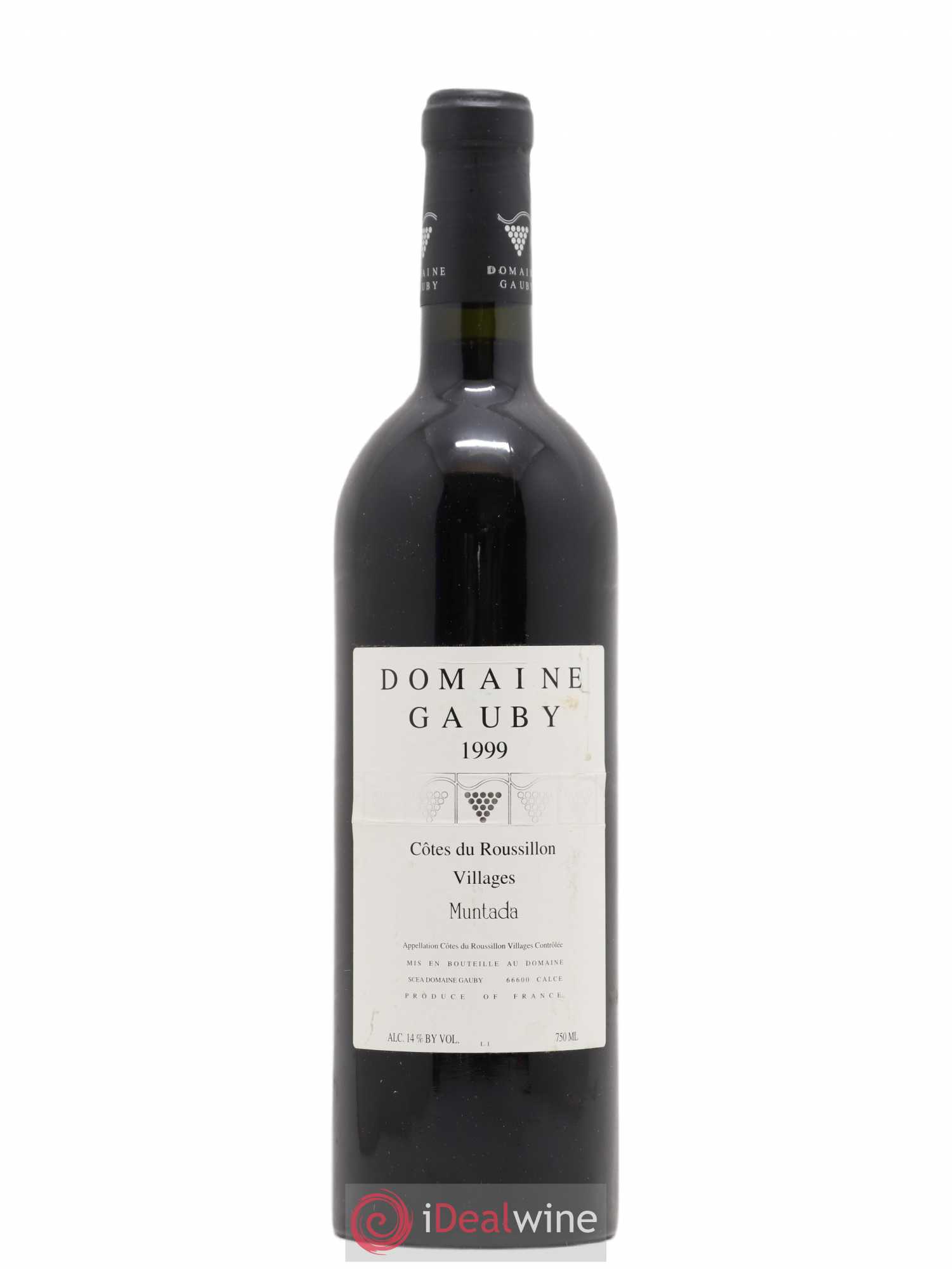 Côtes Catalanes (anciennement Côtes du Roussillon Villages) La Muntada Gauby (Domaine) 1999 - Lot de 1 bouteille - 0