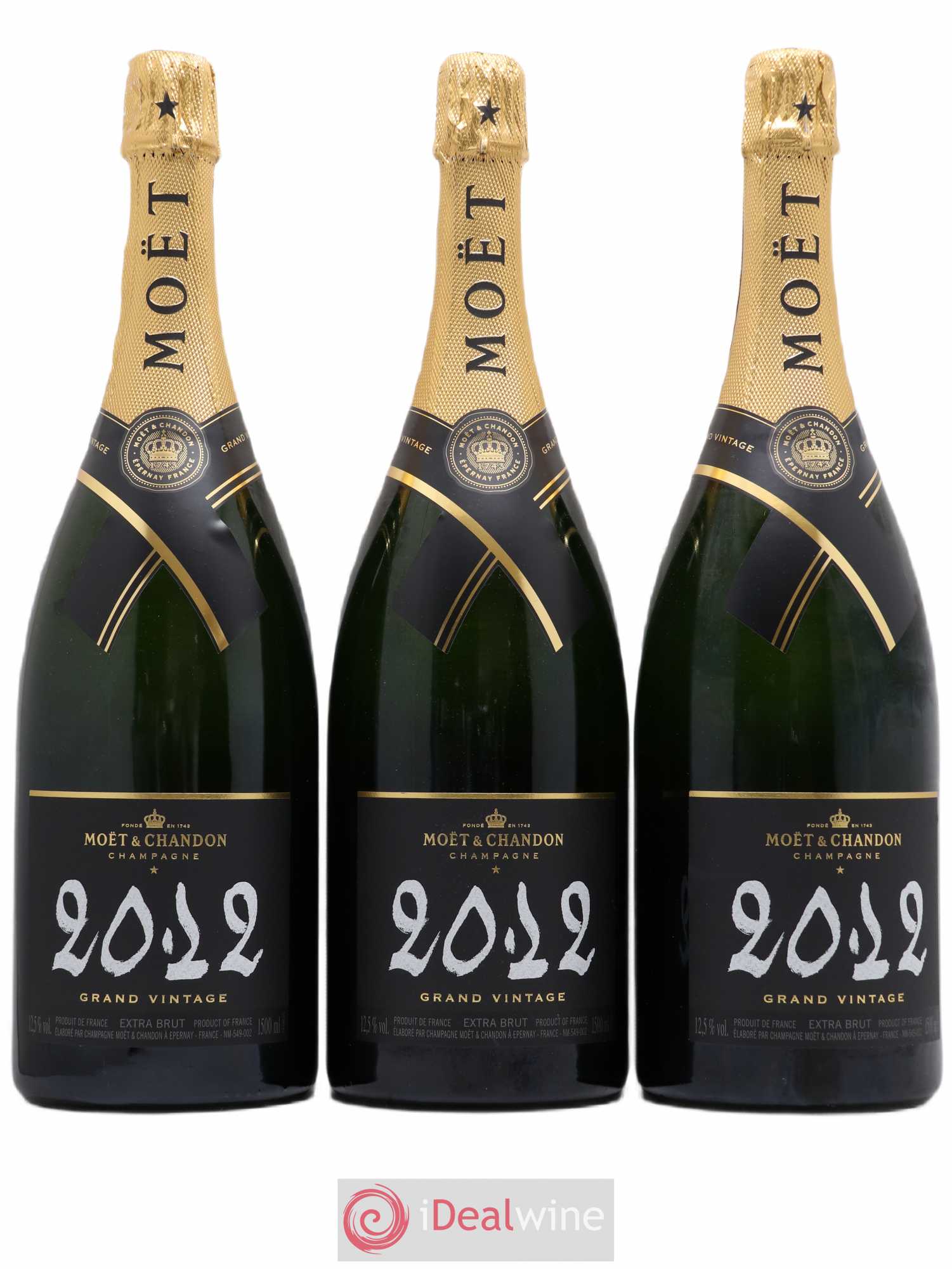 Grand Vintage Moët et Chandon 2012 - Lot de 3 magnums - 0