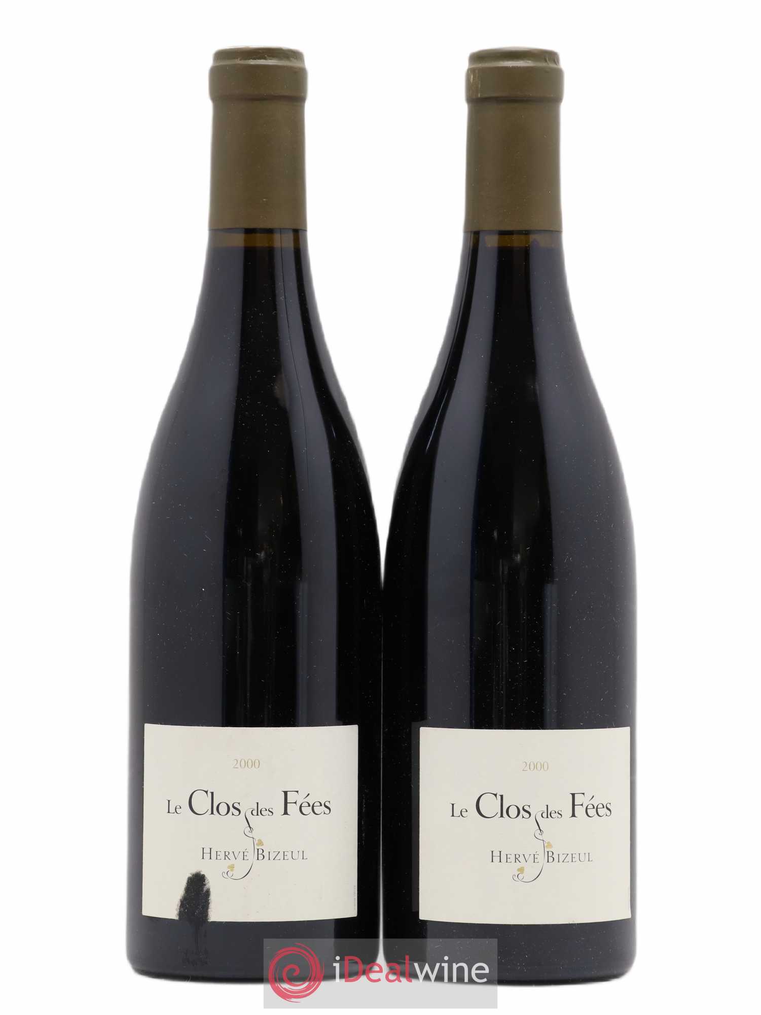 Côtes du Roussillon Villages Clos des Fées Hervé Bizeul 2000 - Lot de 2 bouteilles - 0